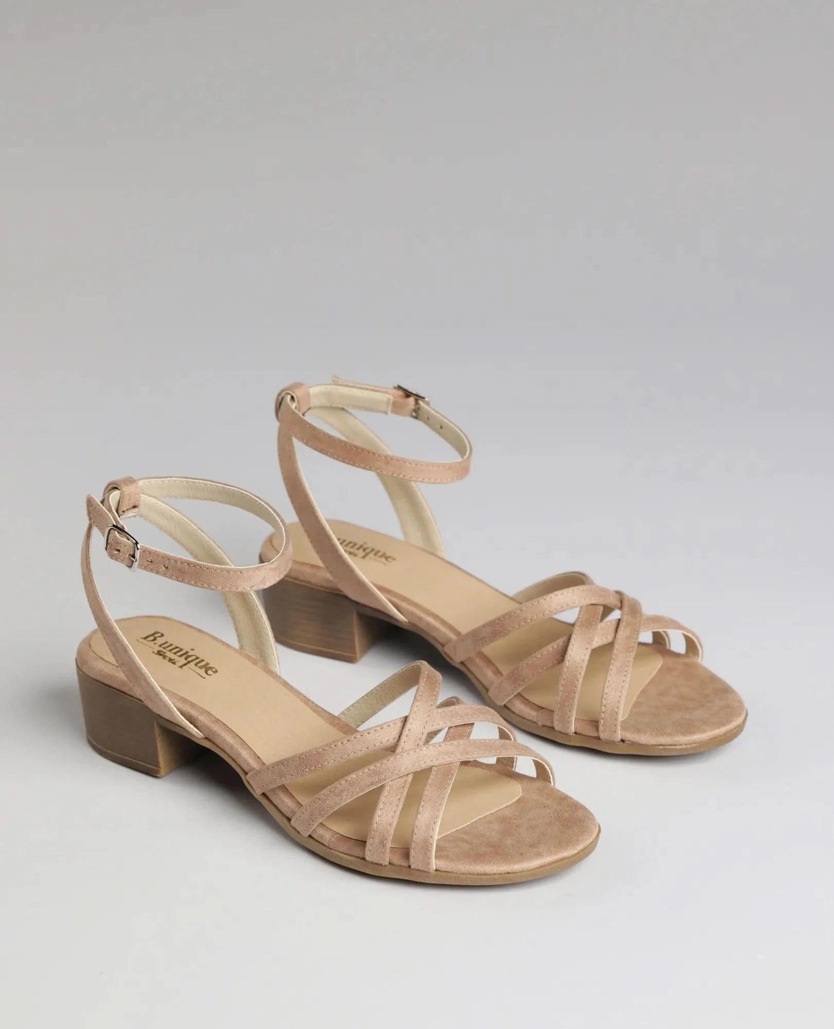 סנדלי רצועות - ג'רלדין - B Unique