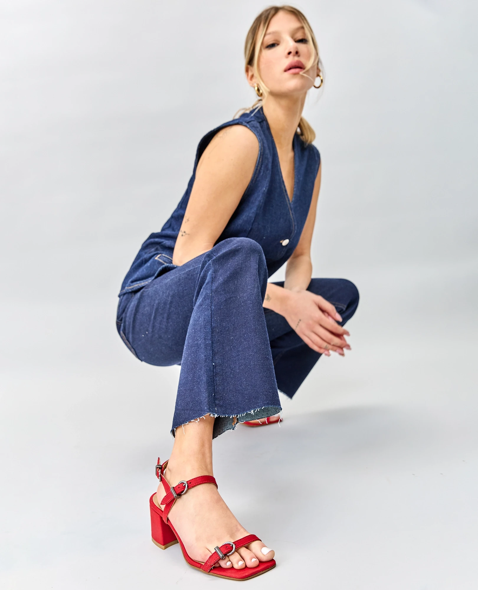 סנדל עקב- סנדרין - B Unique