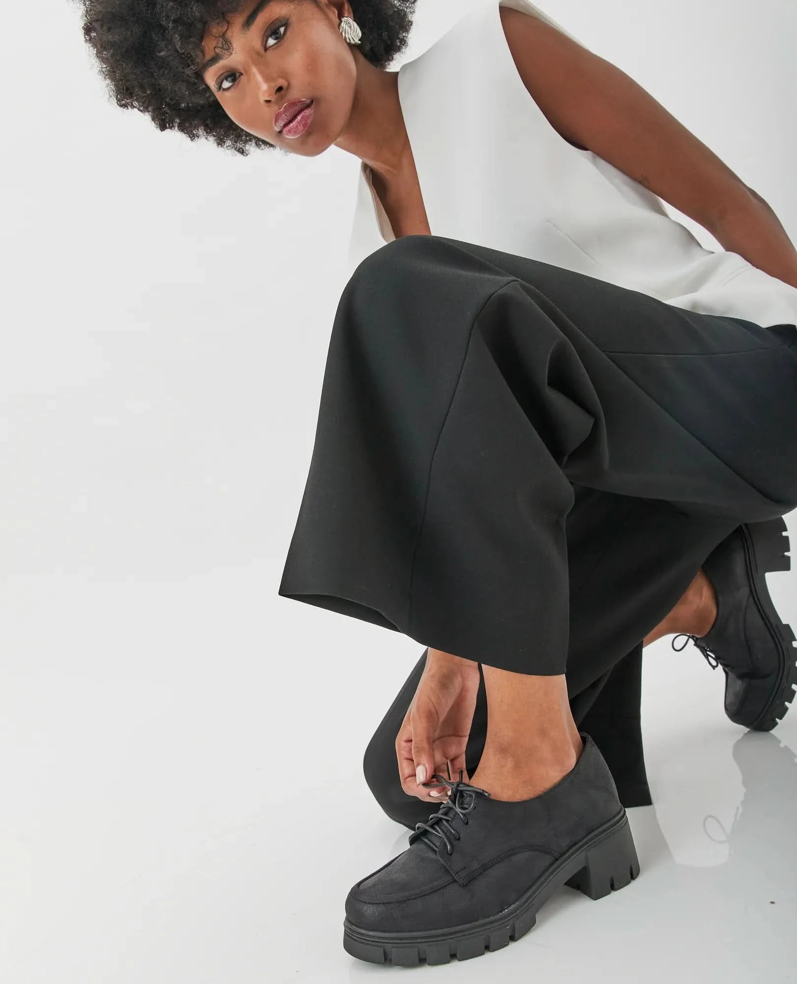 נעלי לאופר שרוכים- לירן - B Unique