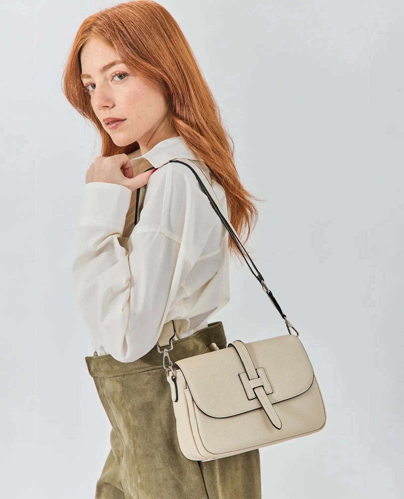 תיק צד עור- לילי - B Unique - תיקי צד