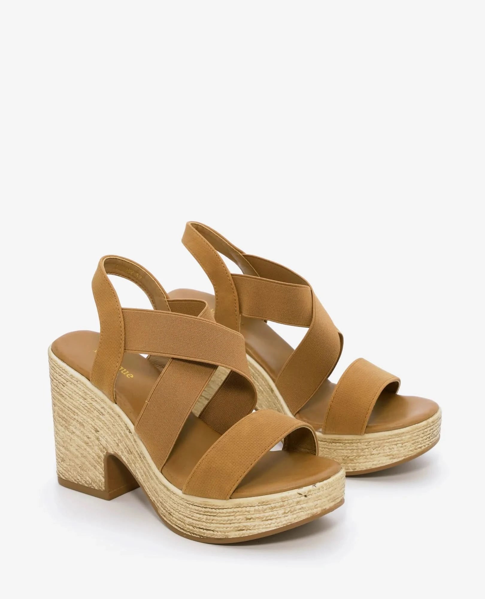 סנדלי עקב עם רצועות- רז