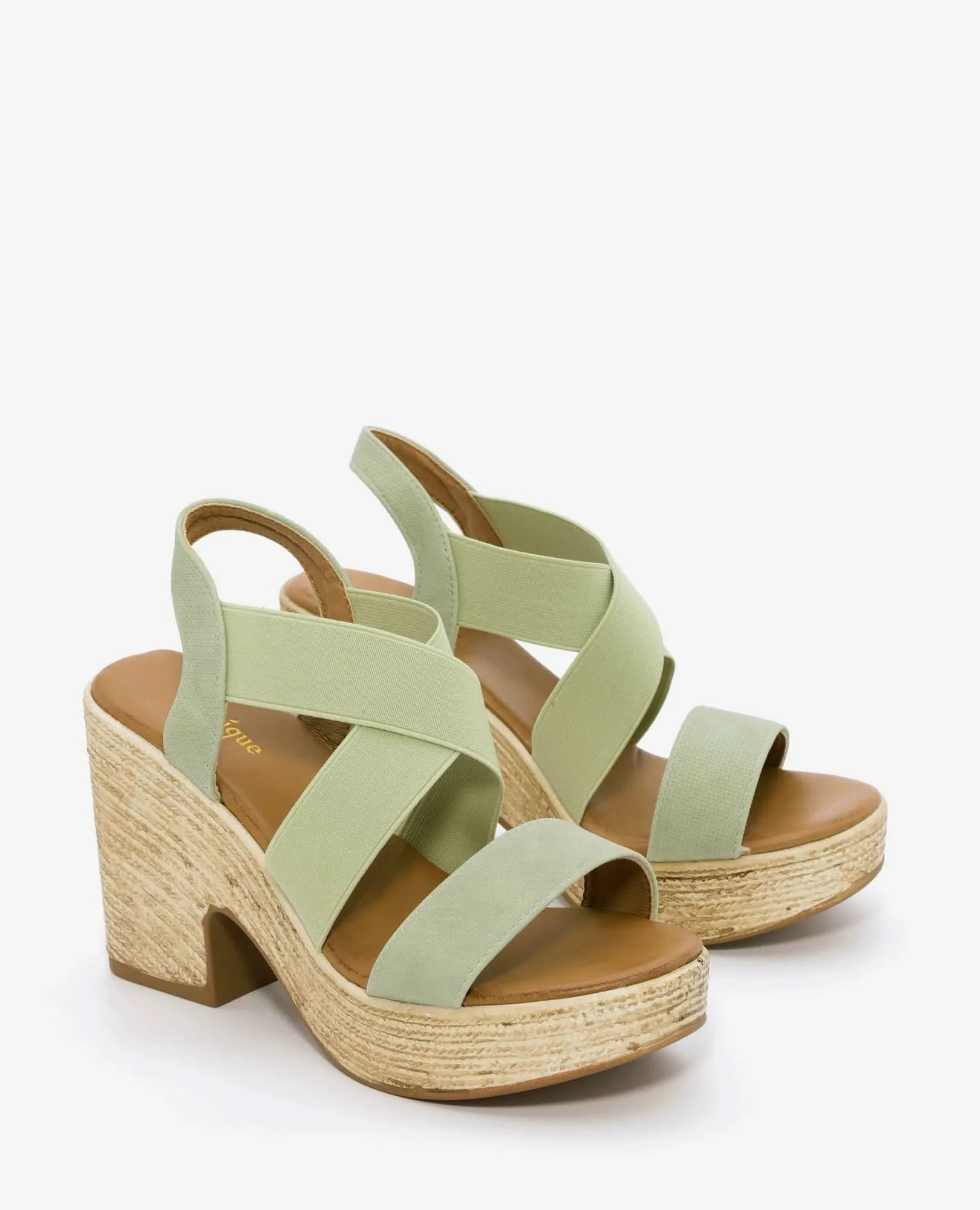 סנדלי עקב עם רצועות- רז