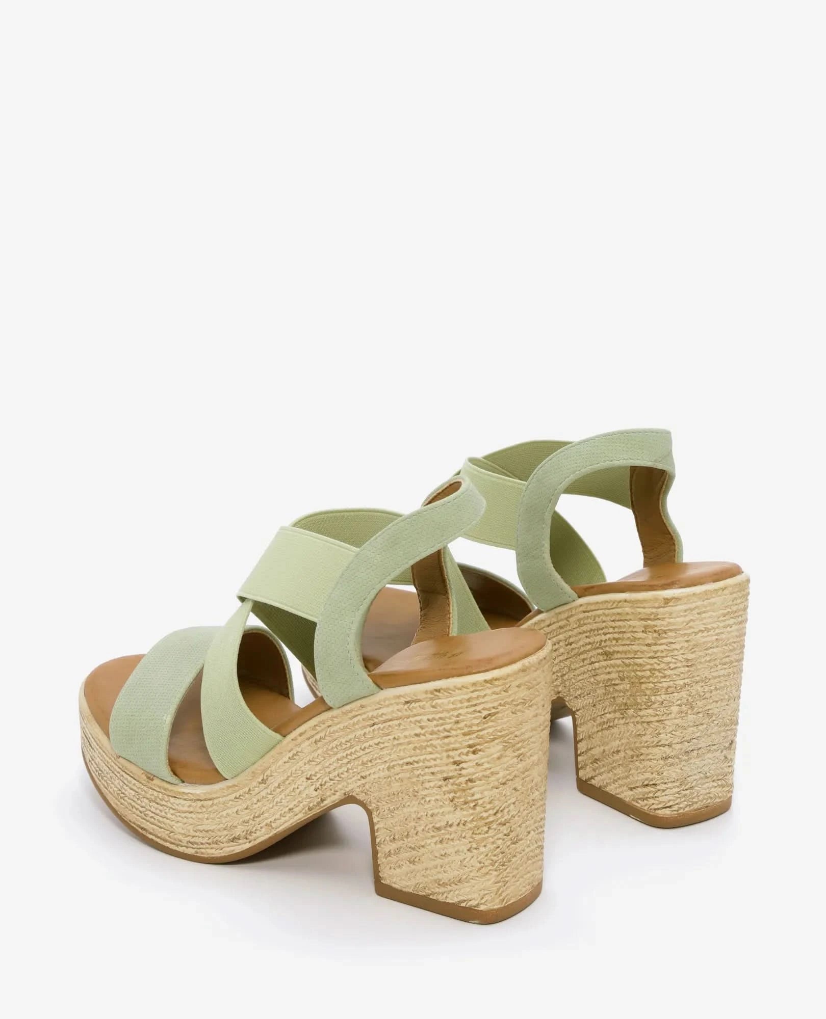 סנדלי עקב עם רצועות- רז