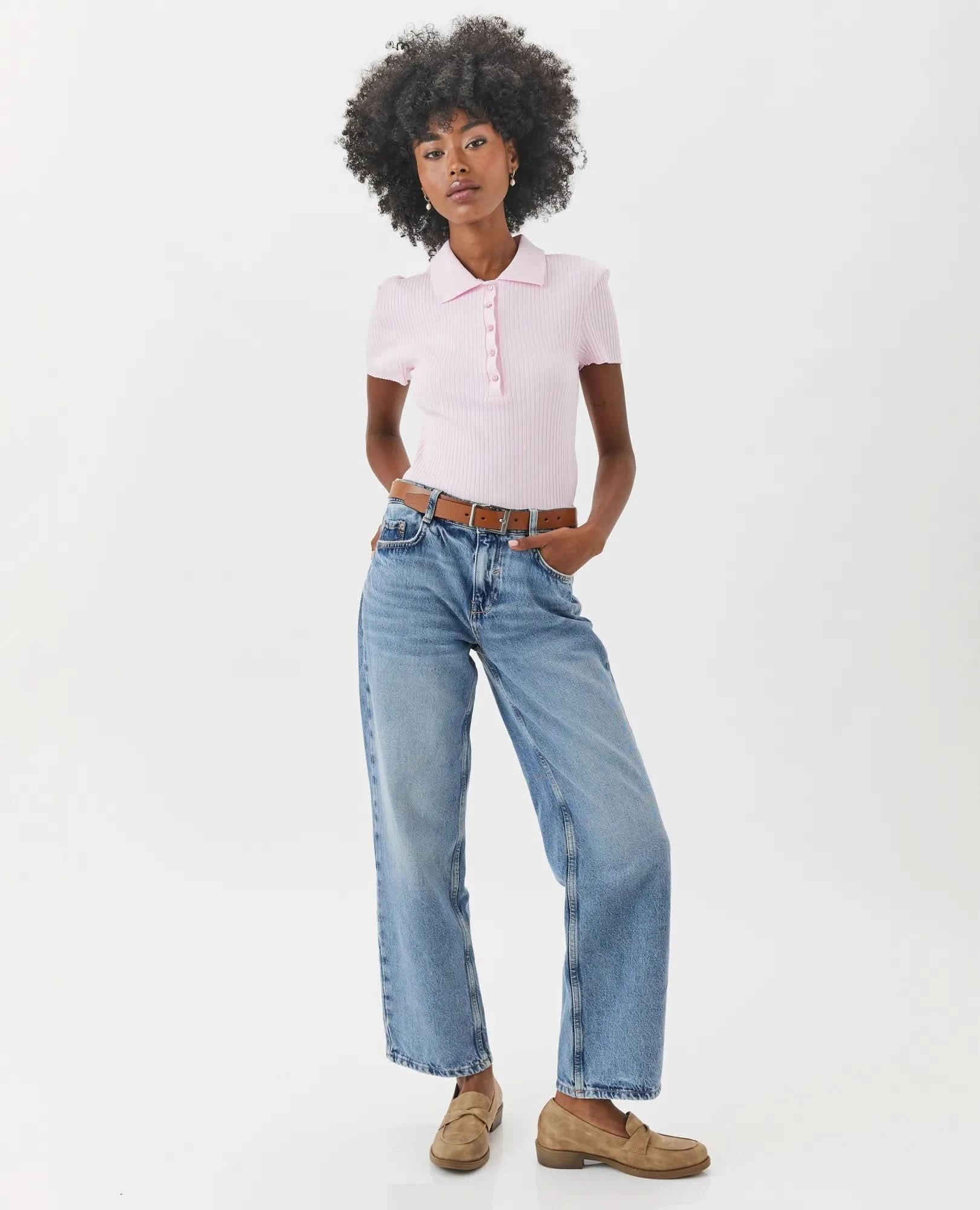 חגורת עור 3 ס"מ