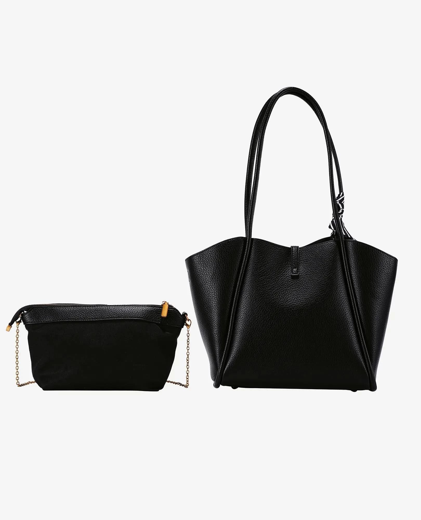 תיק צד/כתף אבזם ומטפחת