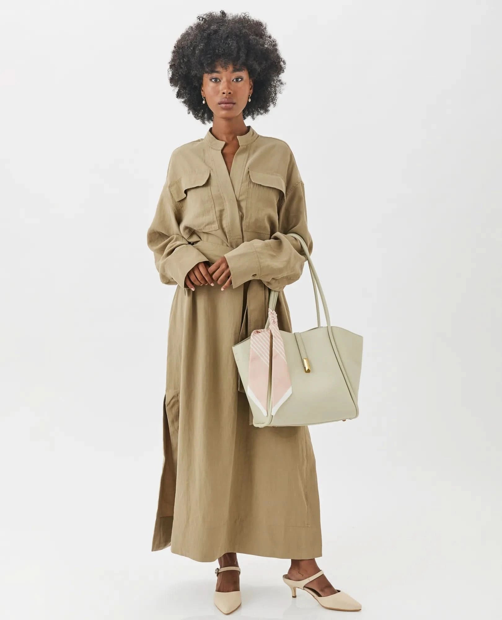 תיק צד/כתף אבזם ומטפחת