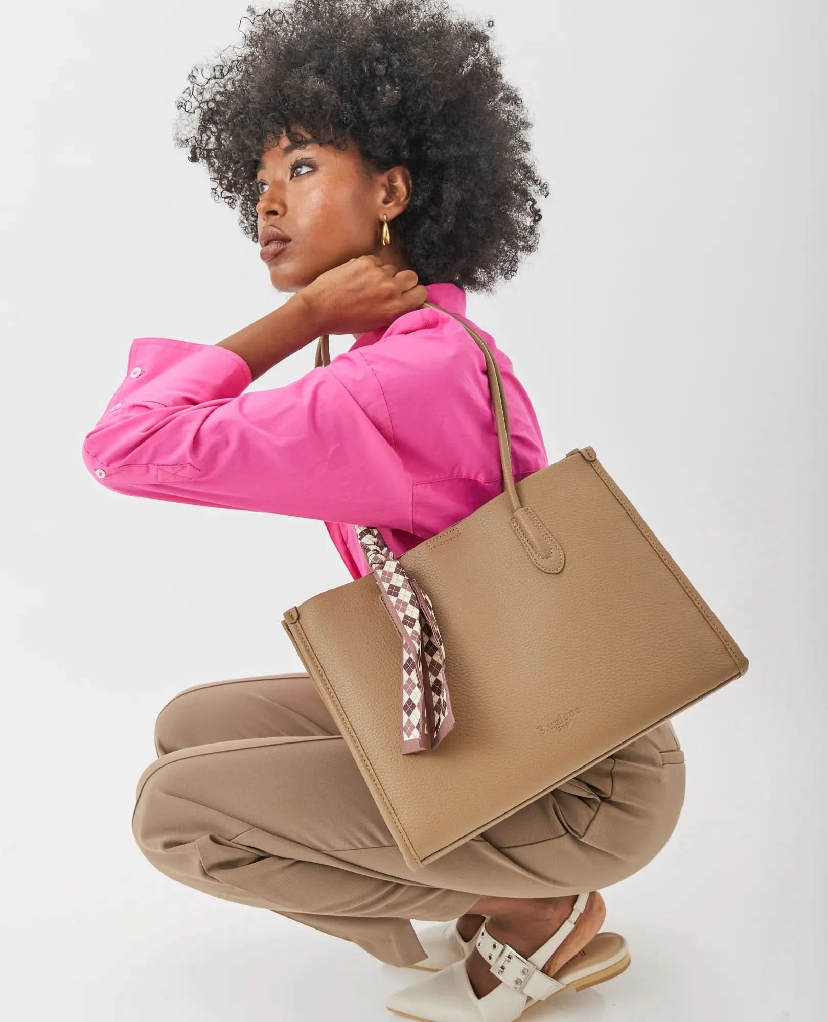 תיק צד עם מטפחת - דרור - B Unique