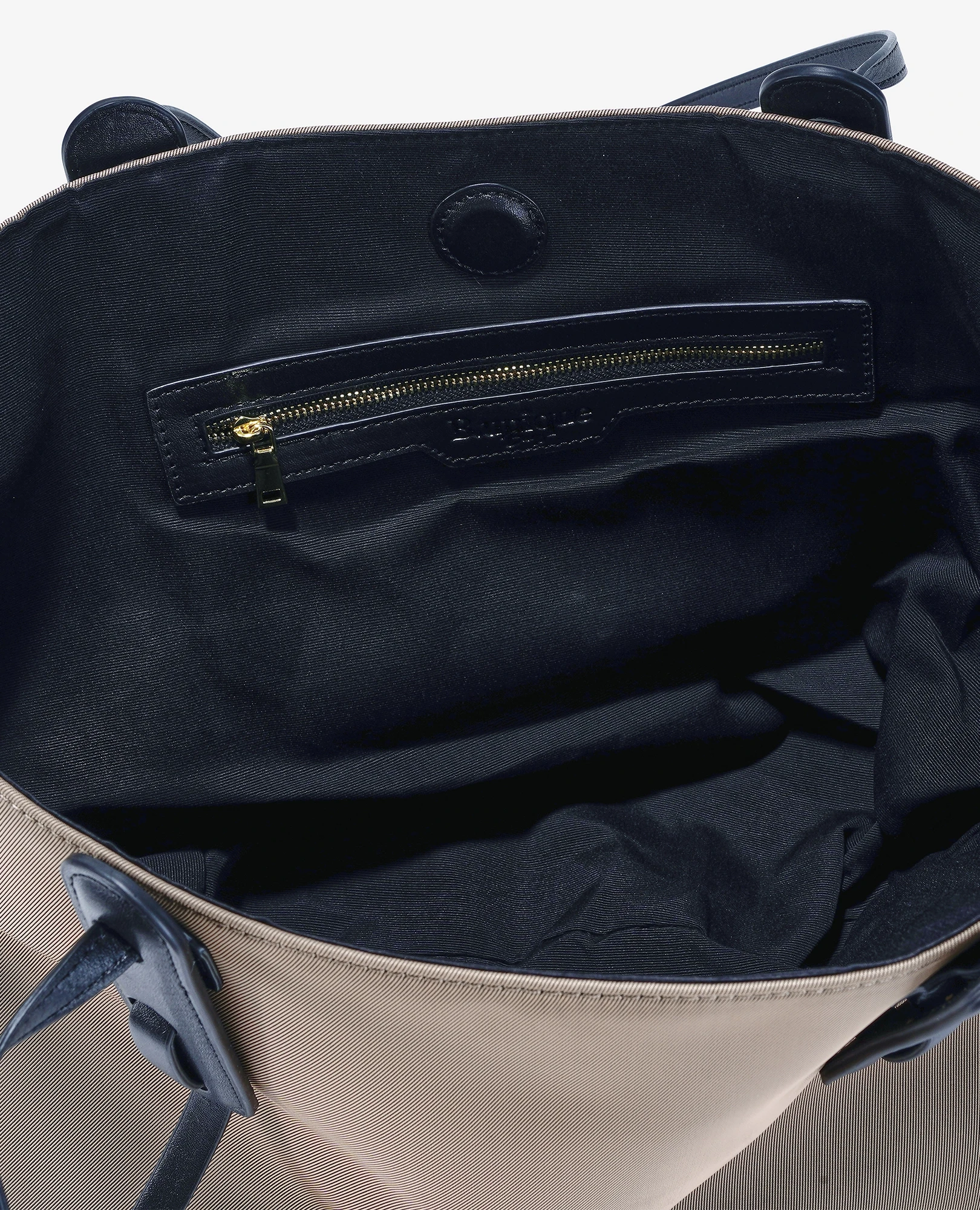 תיק צד ניילון עם עור