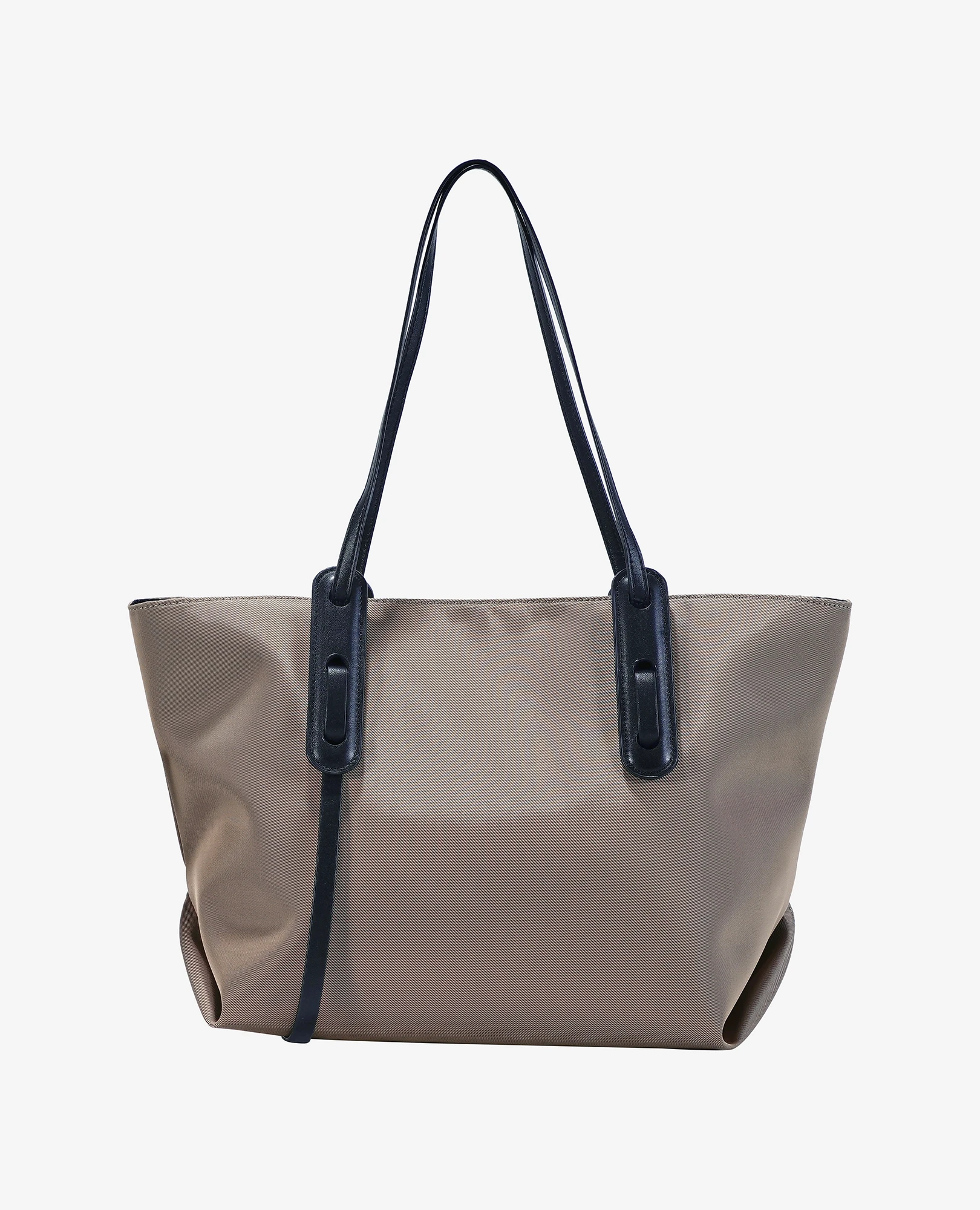 תיק צד ניילון עם עור