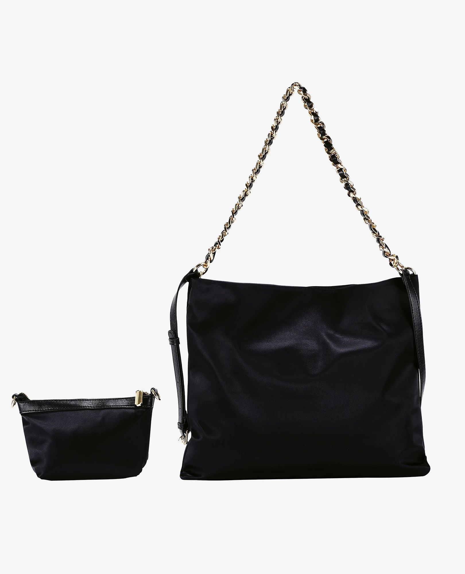 תיק צד ניילון עם שרשרת