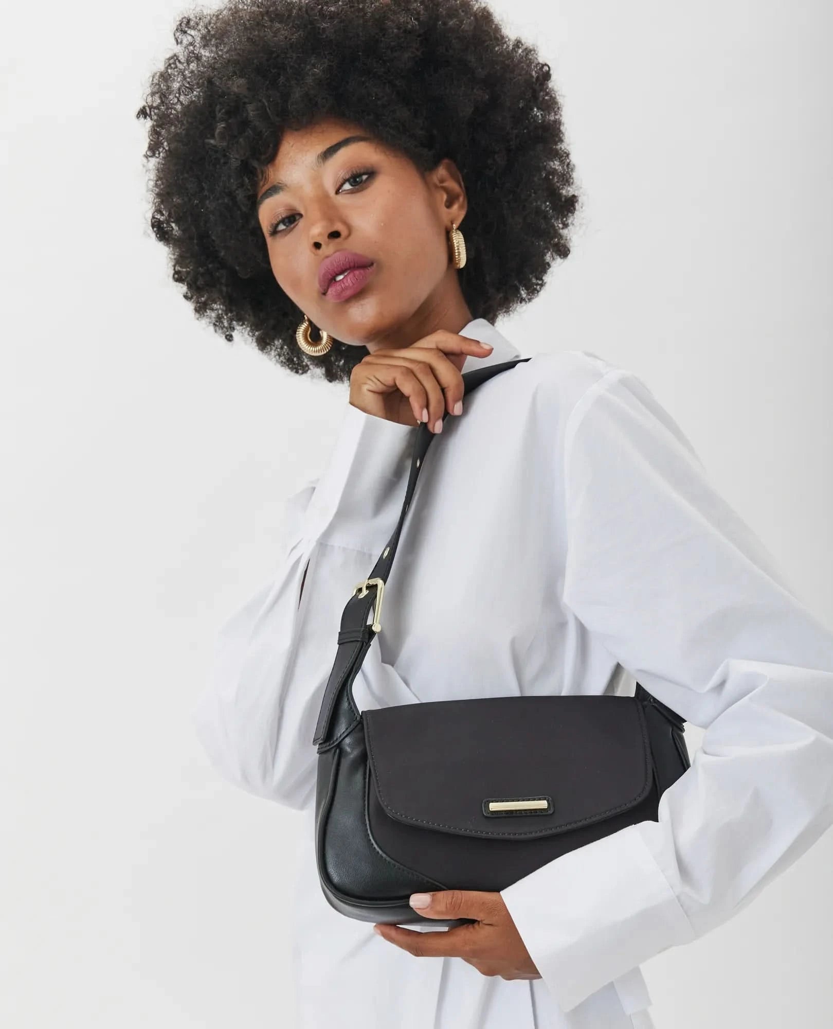 תיק ערב משולב ניילון