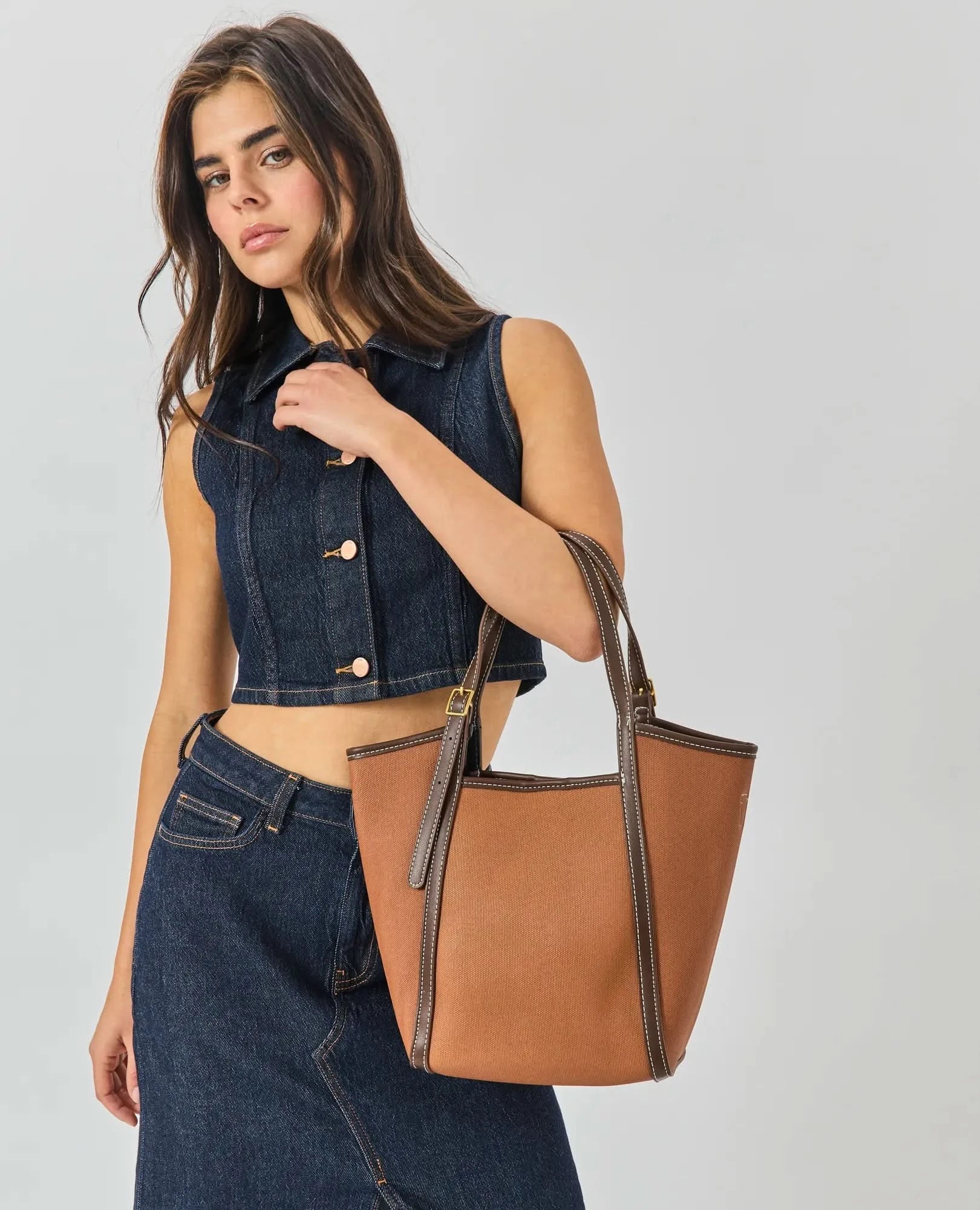 תיק צד קנבס - יולי - B Unique - תיקי צד