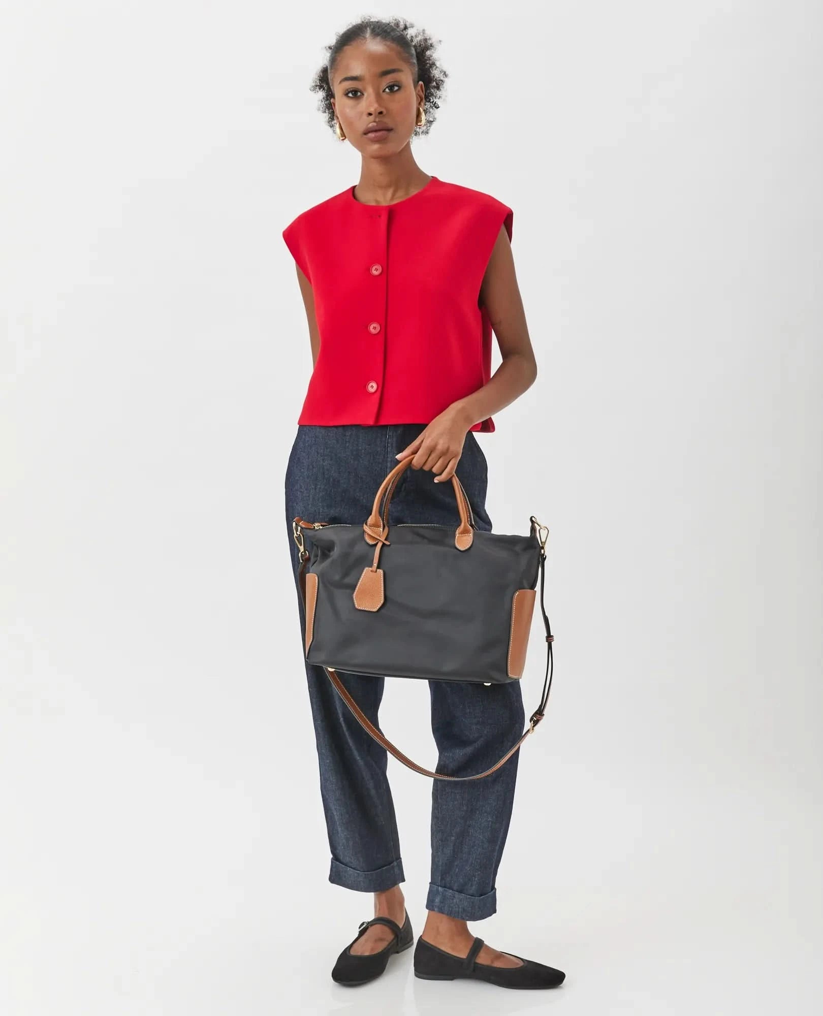 תיק ניילון משולב- דנה