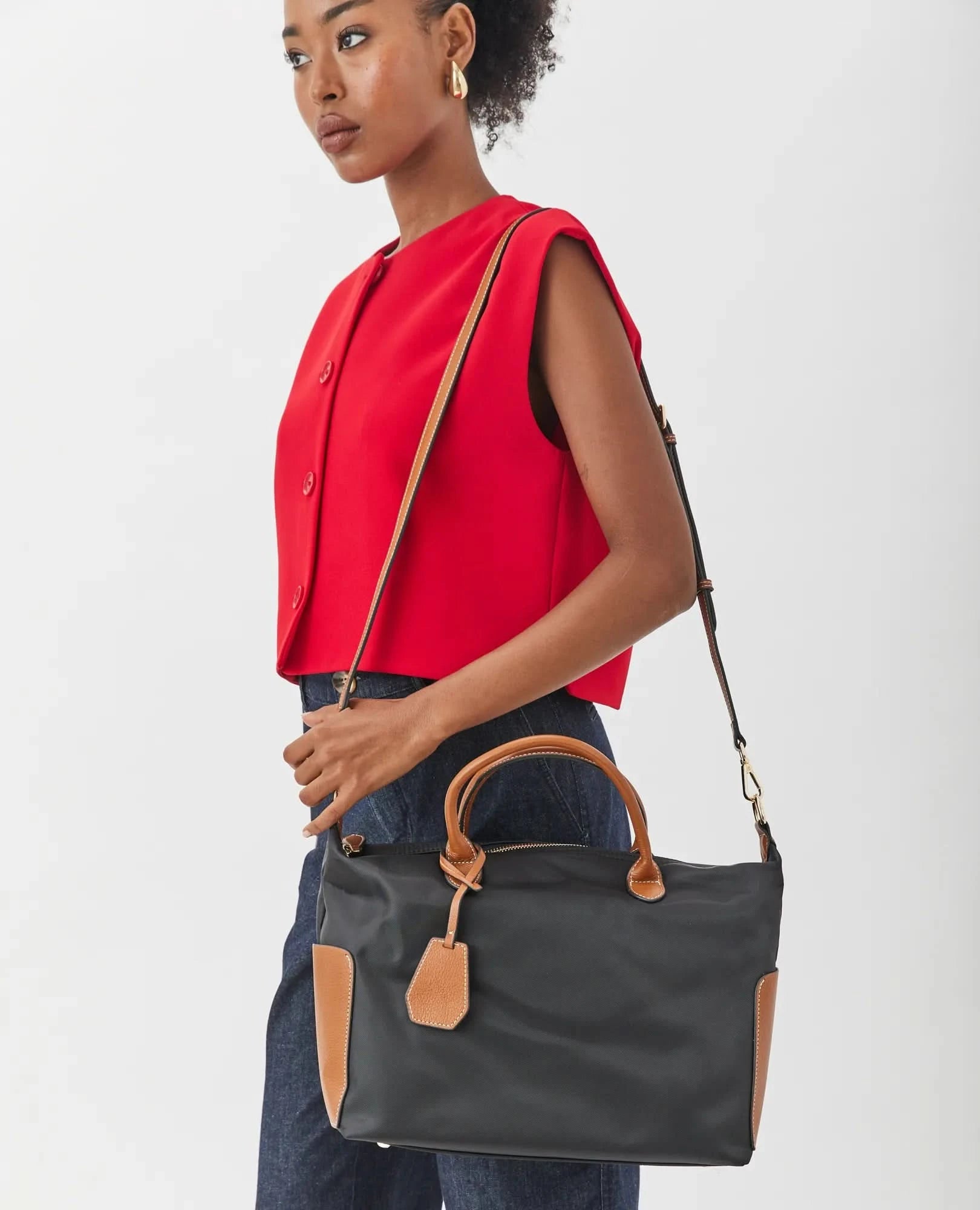 תיק ניילון משולב- דנה