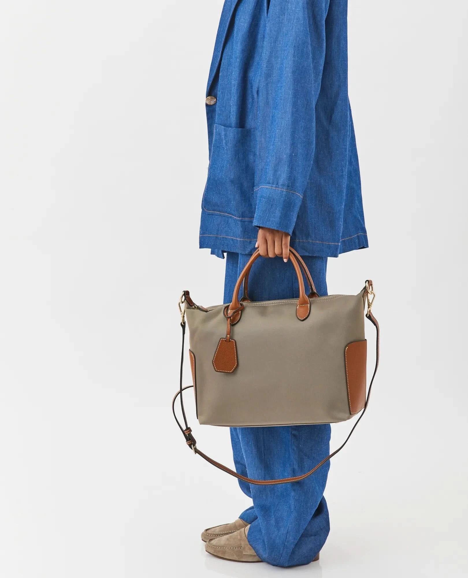 תיק ניילון משולב- דנה