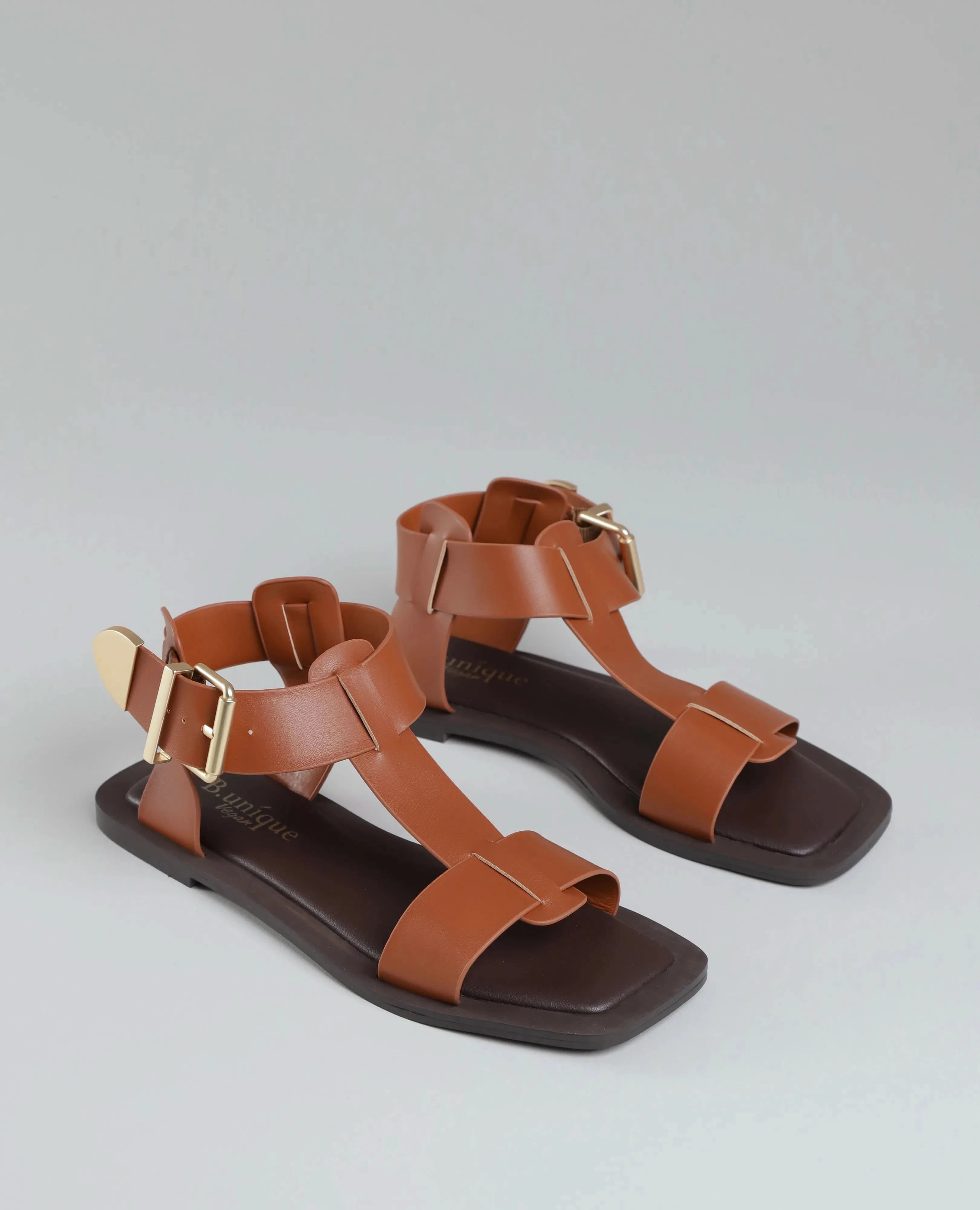 סנדלים שטוחים - טיילור - B Unique - סנדלים