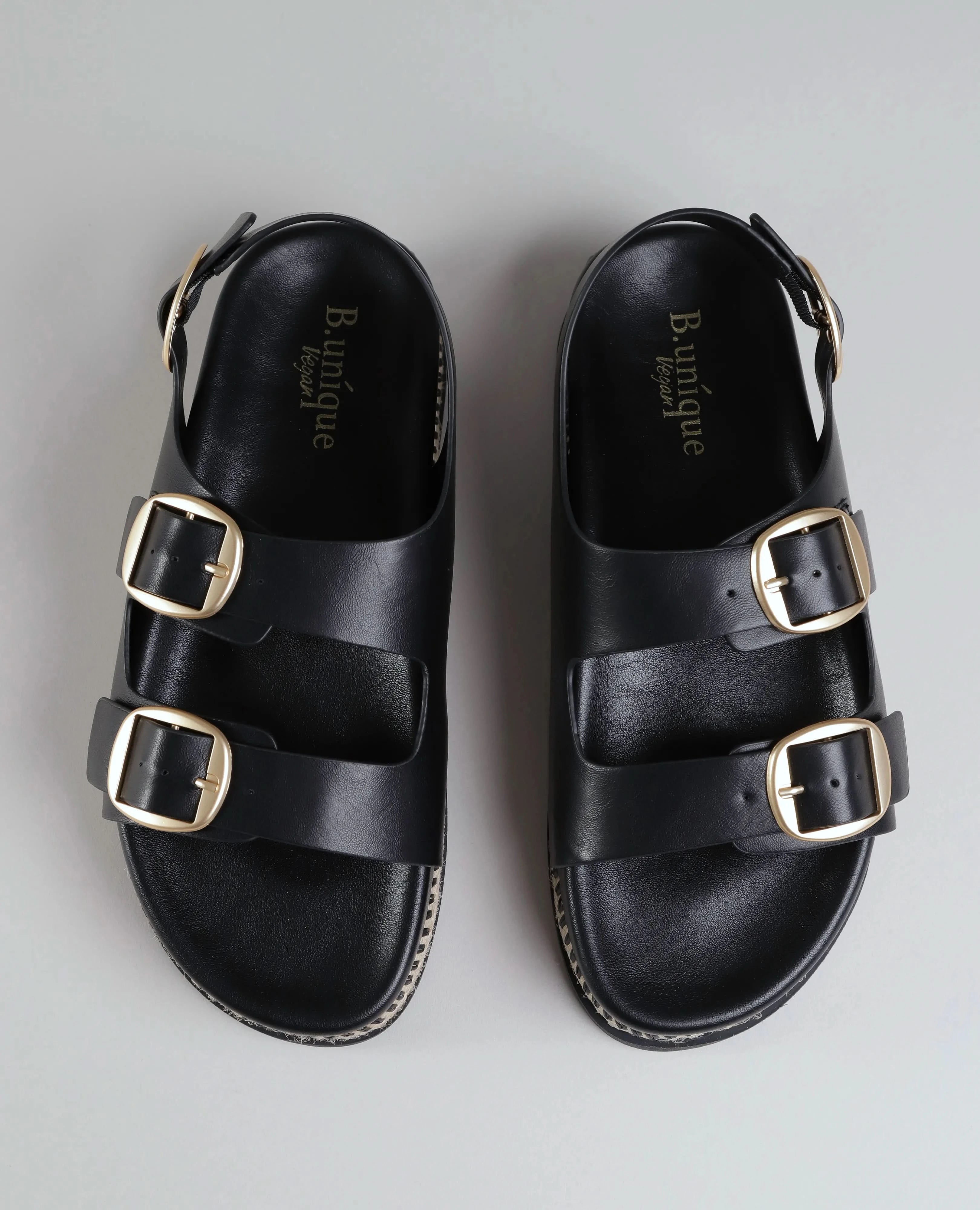 סנדלי פלטפורמה - קורל - B Unique - סנדלים