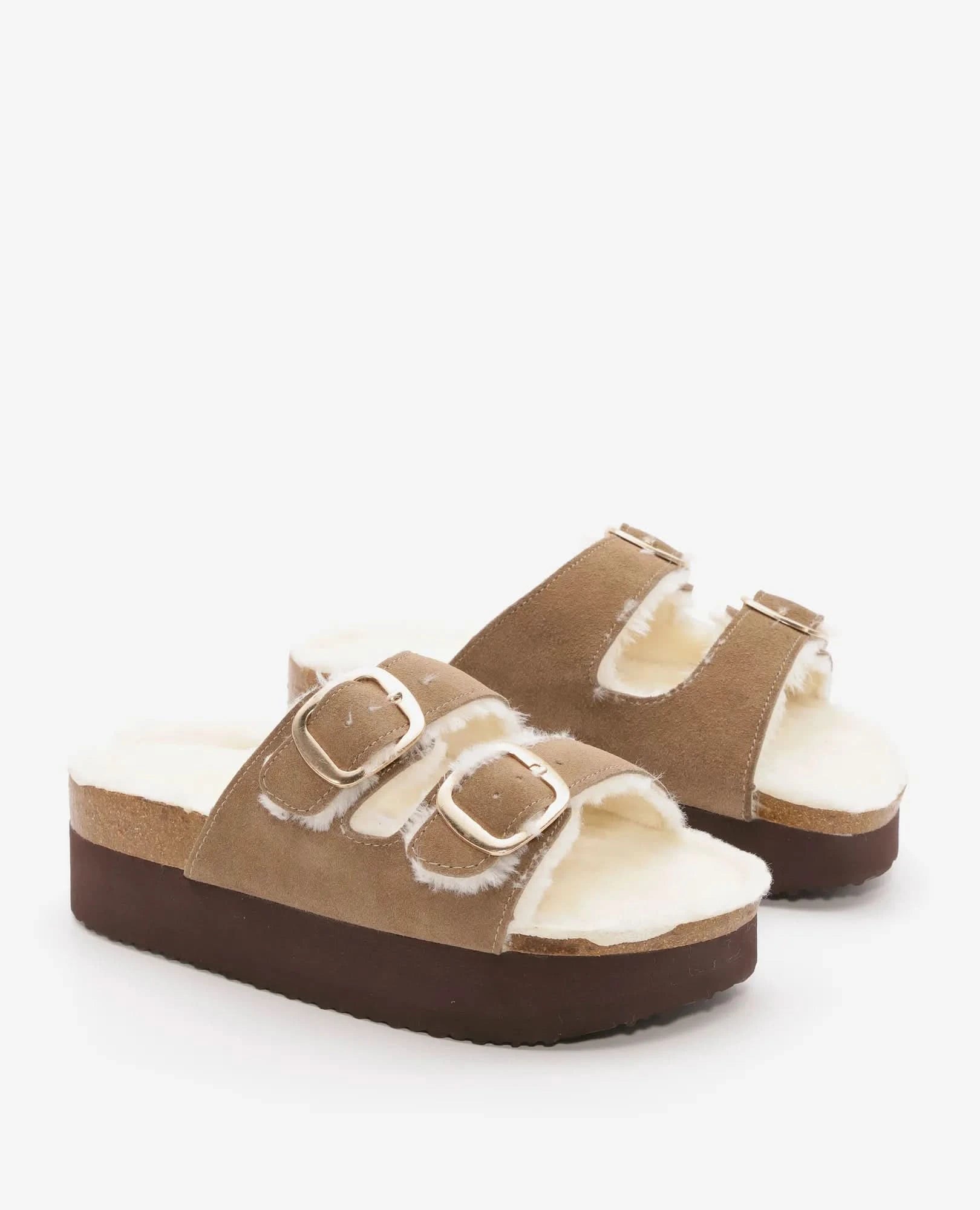 כפכפי עור פרוותיים - בשמת - B Unique