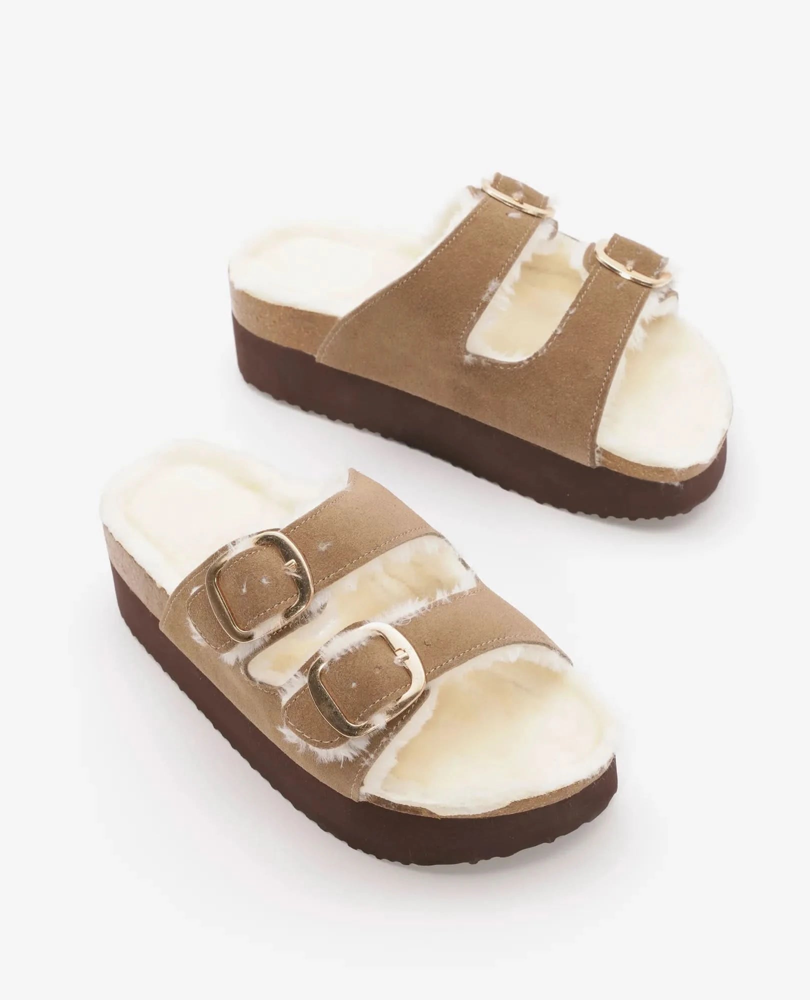 כפכפי עור פרוותיים - בשמת - B Unique