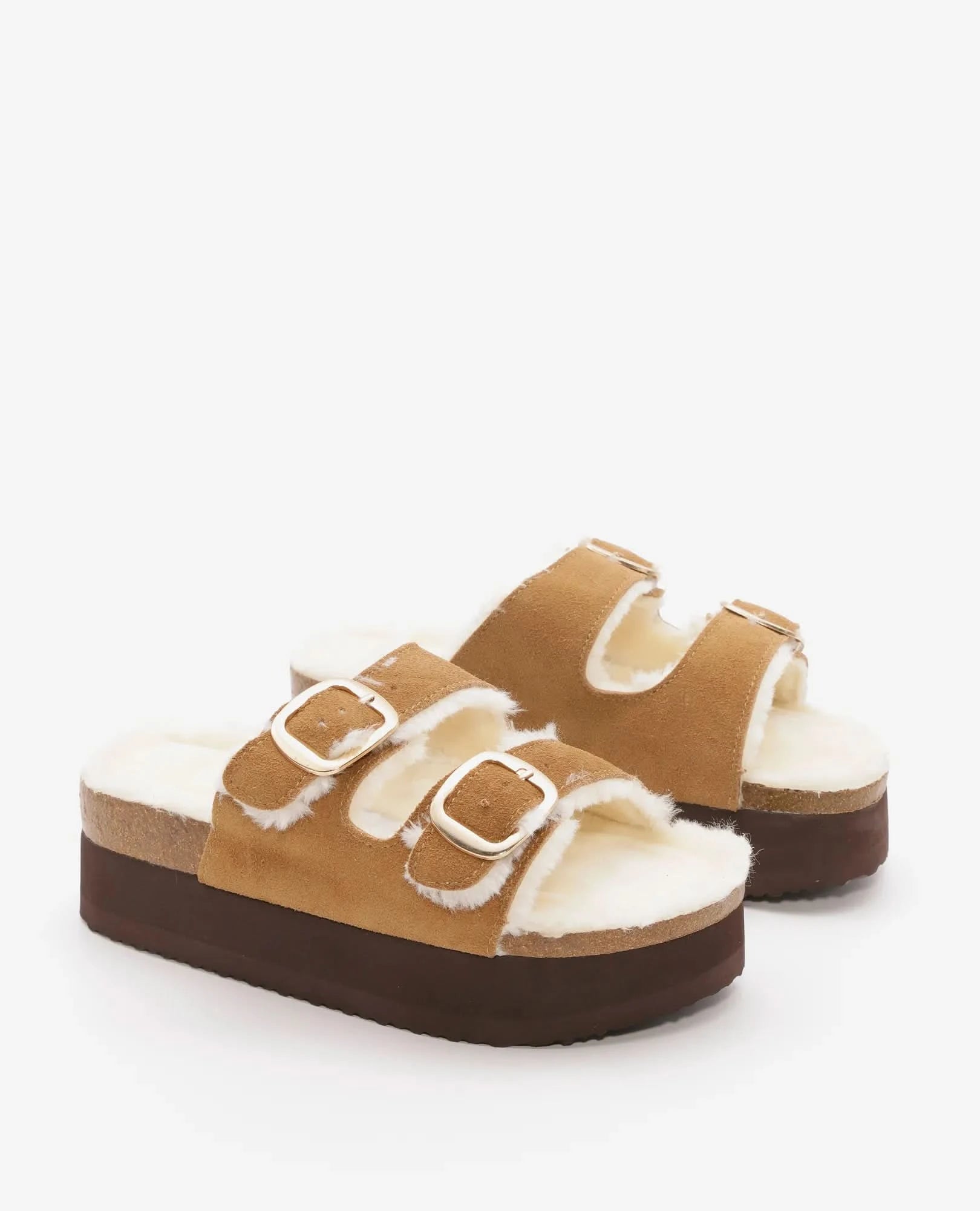 כפכפי עור פרוותיים - בשמת - B Unique