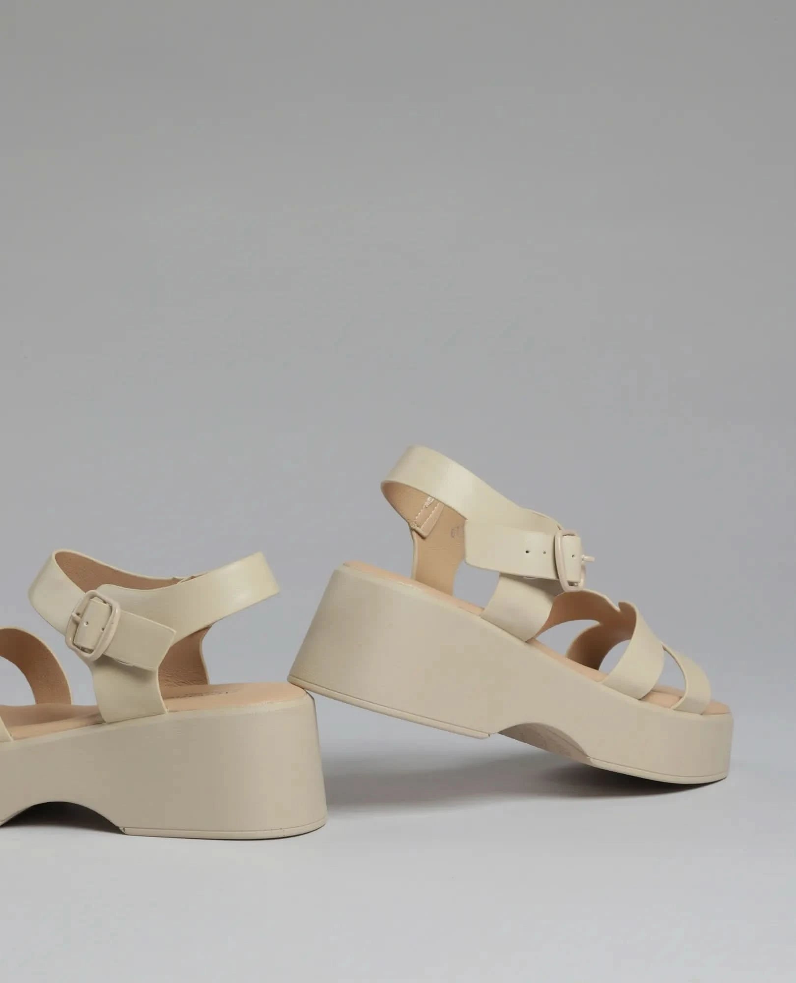 סנדלי פלטפורמה רצועות - B Unique - סנדלים