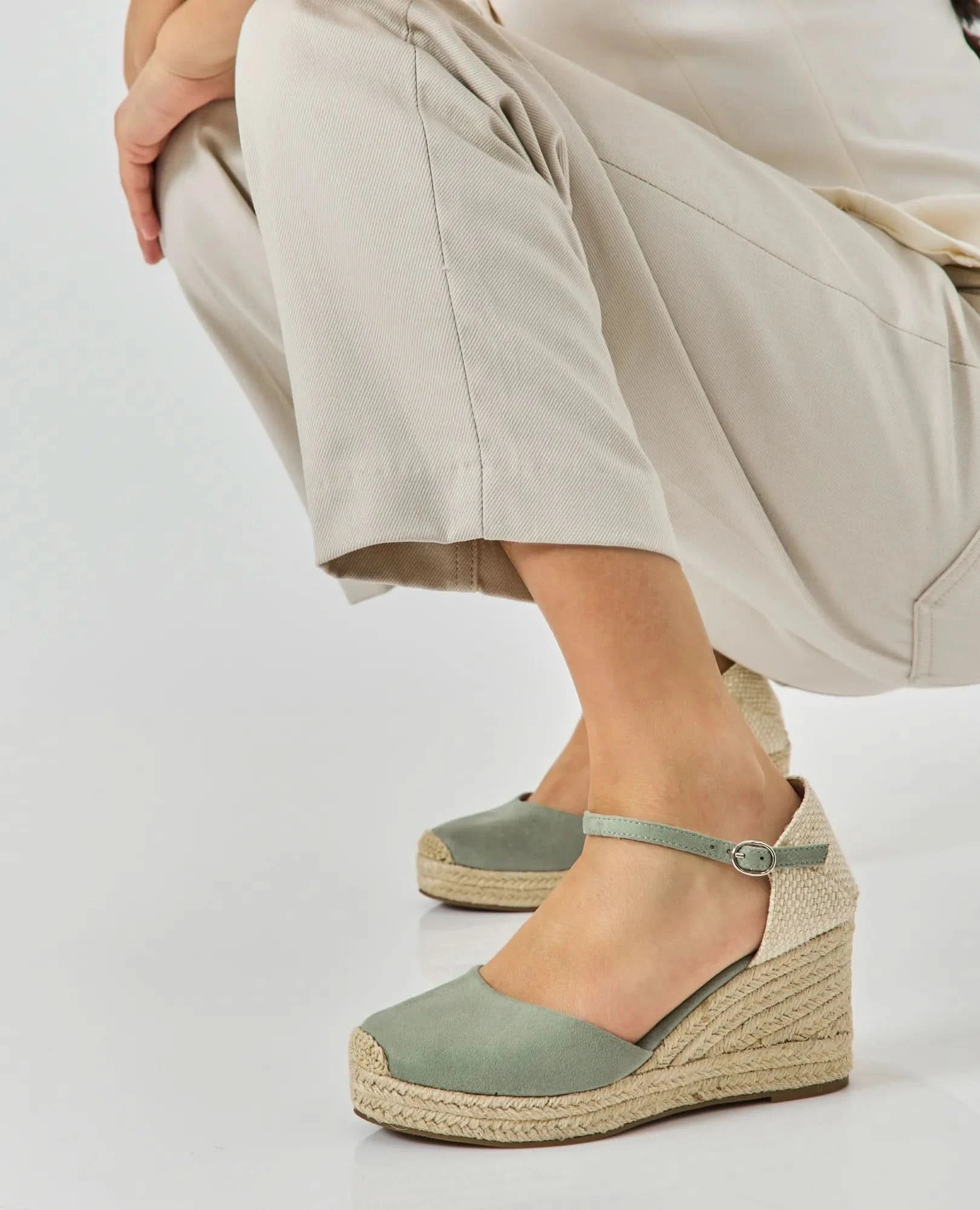 נעלי אספדריל פלטפורמה - אליאן - B Unique - סנדלי עקב