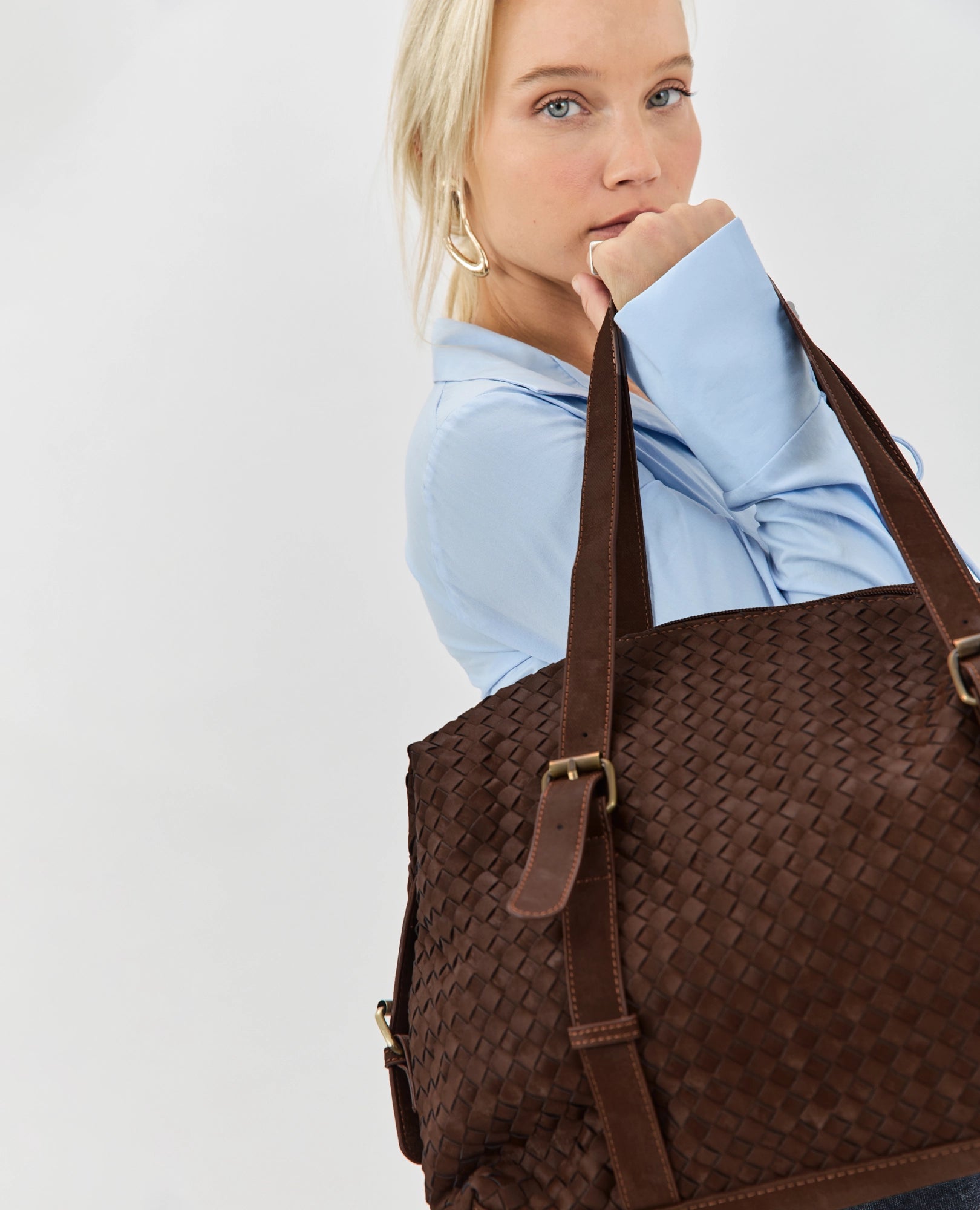 תיק צד גדול- ליאם - B Unique - תיק צד גדול דמוי עור