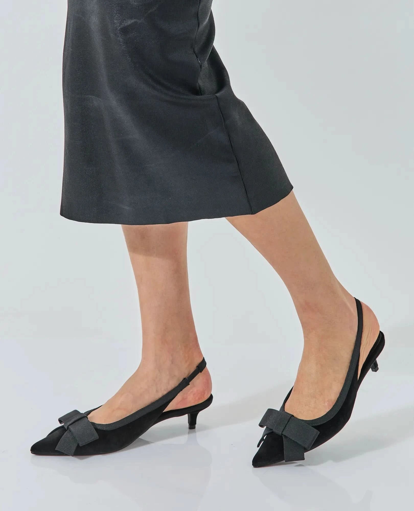 נעלי עקב פפיון - לונדון - B Unique - נעלי עקב