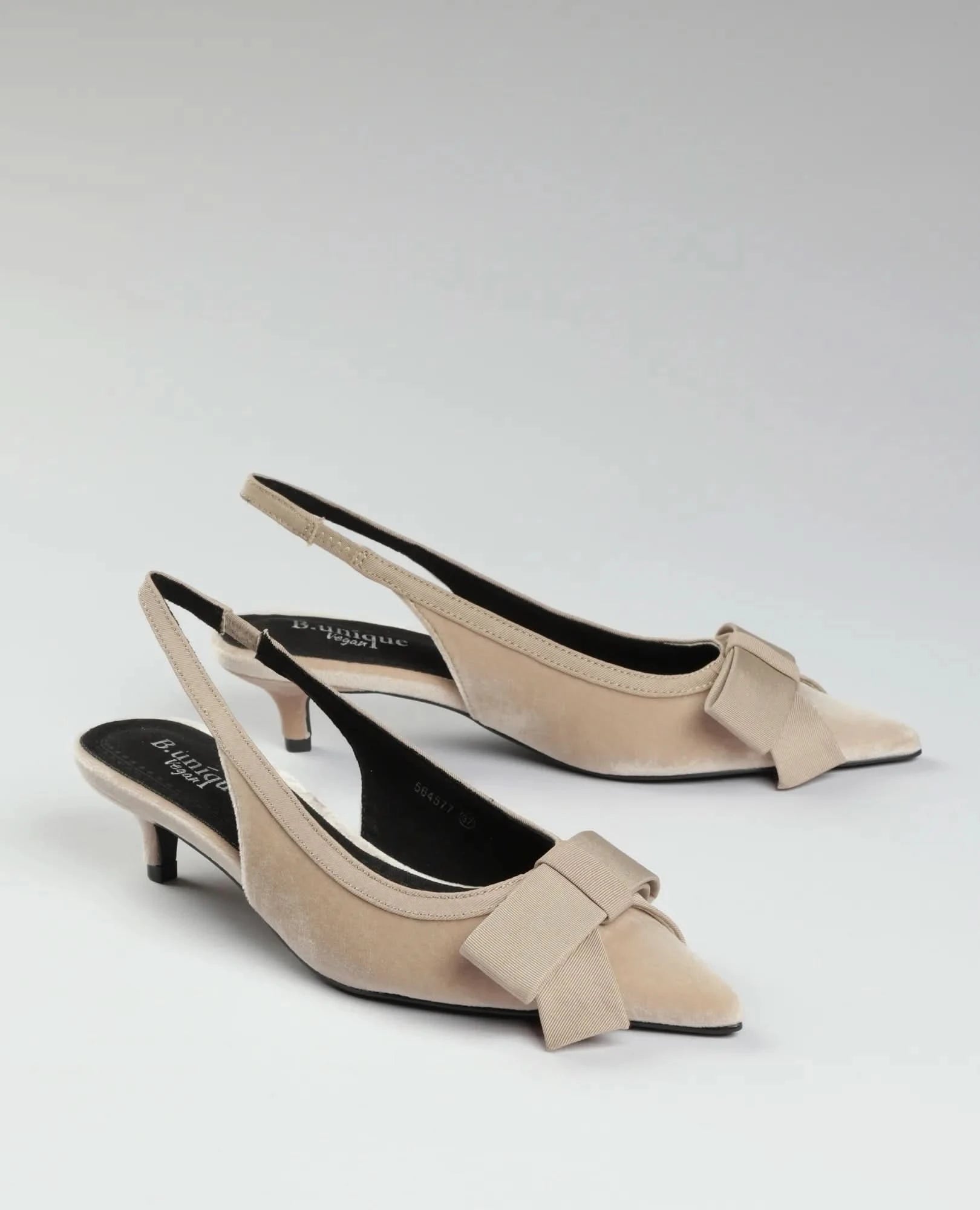 נעלי עקב פפיון - לונדון - B Unique - נעלי עקב