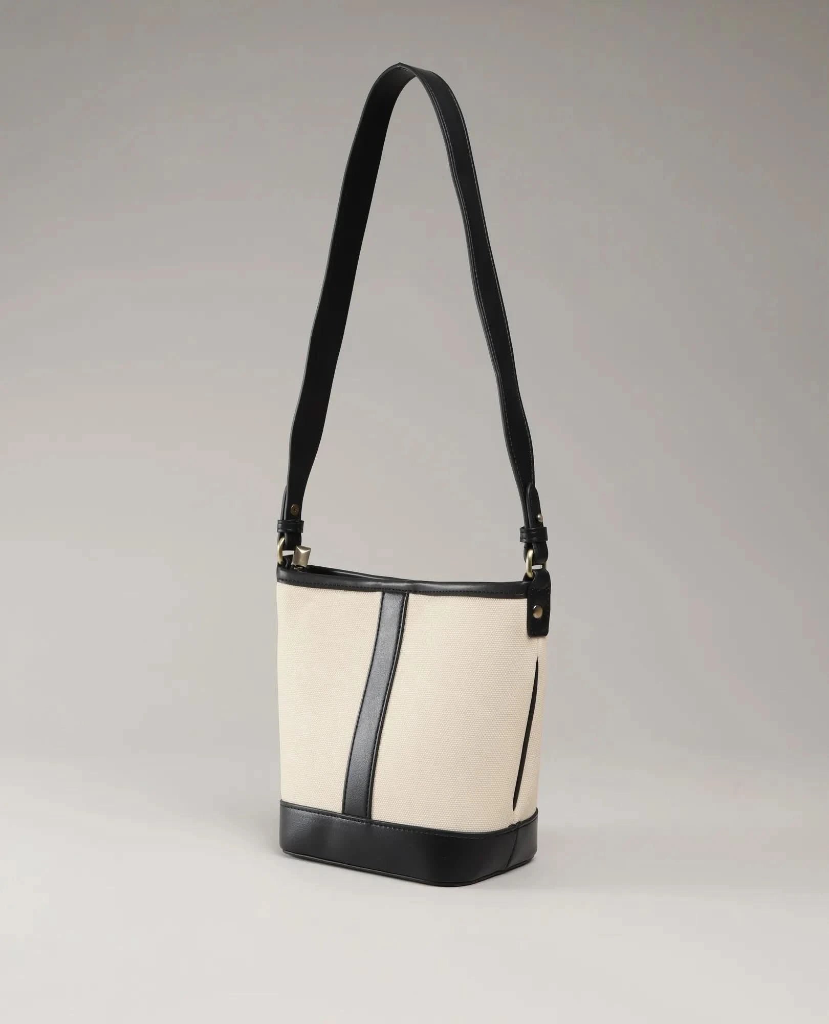 תיק צד משולב קנבס- מאי - B Unique - תיק צד