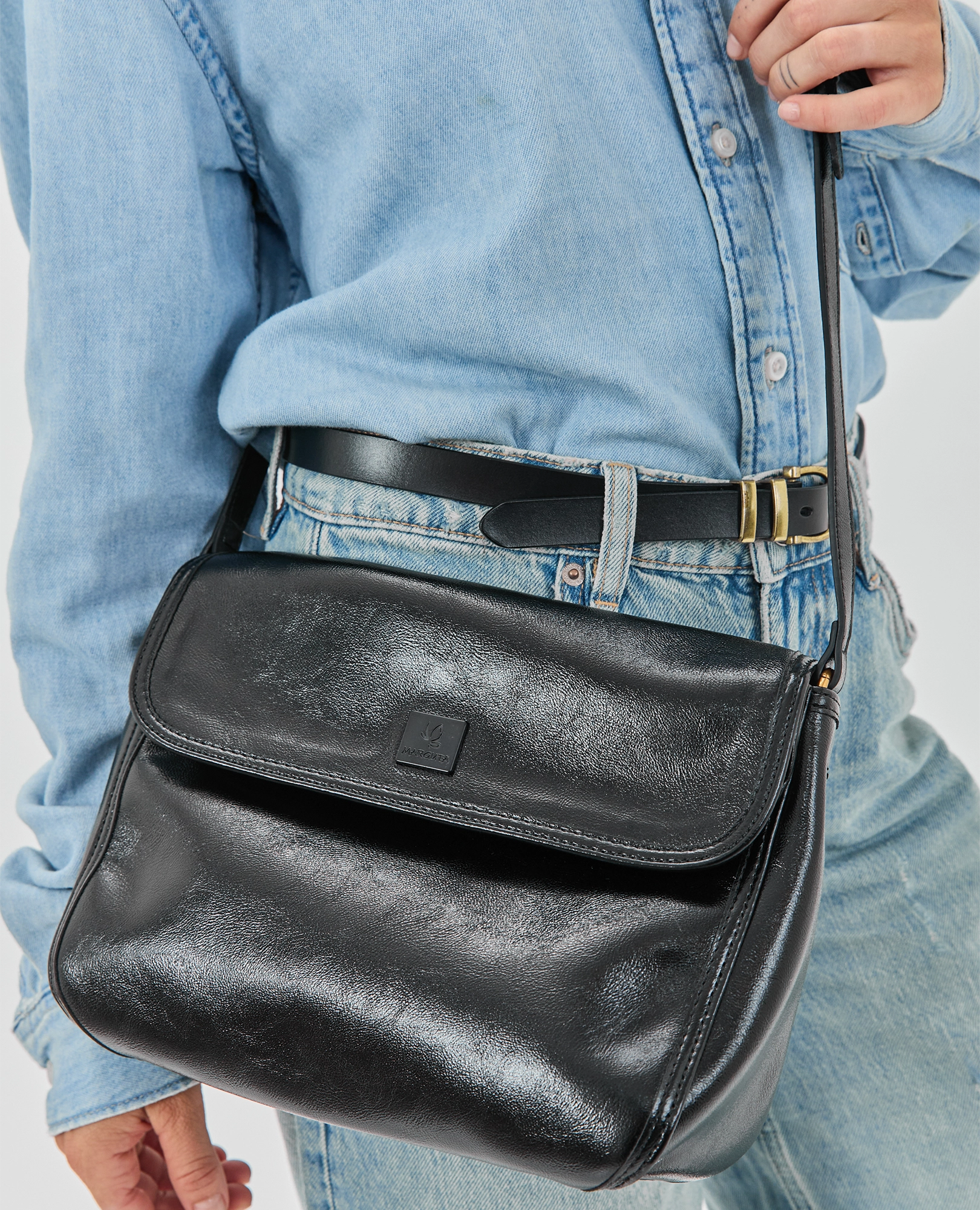 תיק צד - סול - B Unique - תיק צד קטן דמוי עור