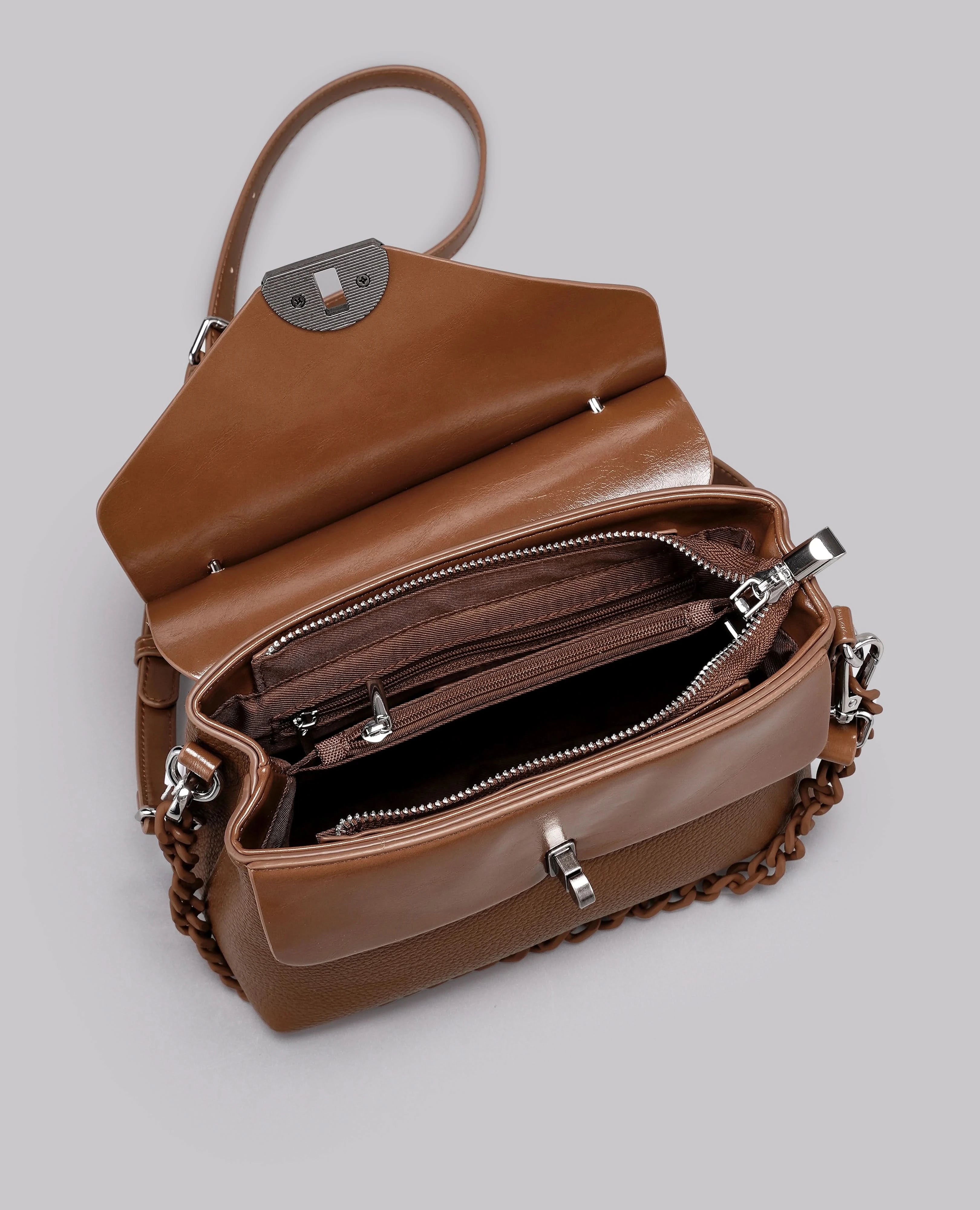 תיק צד- הנרי - B Unique - תיק צד קטן דמוי עור