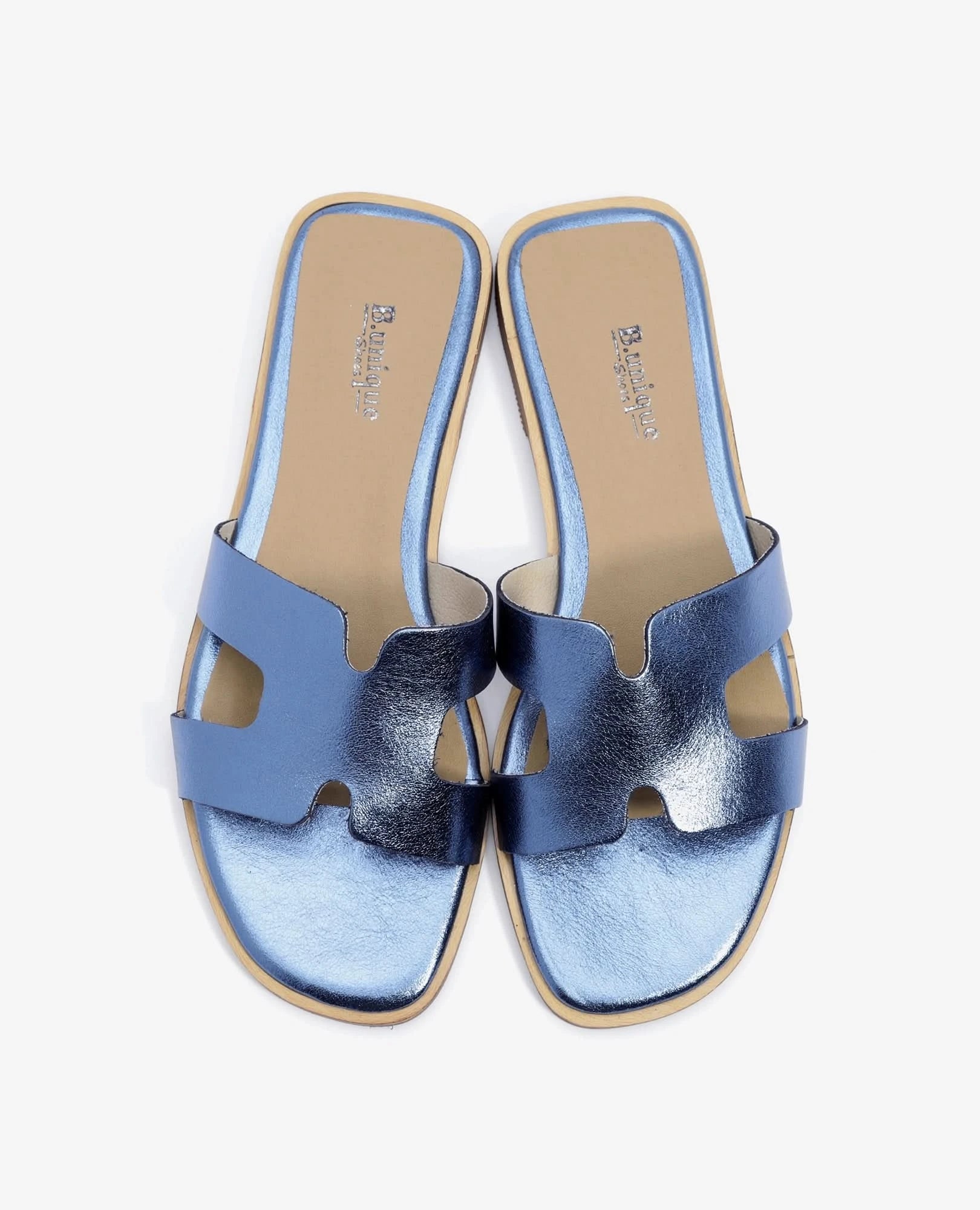 כפכפים שטוחים מרובעים - מיקה - B Unique