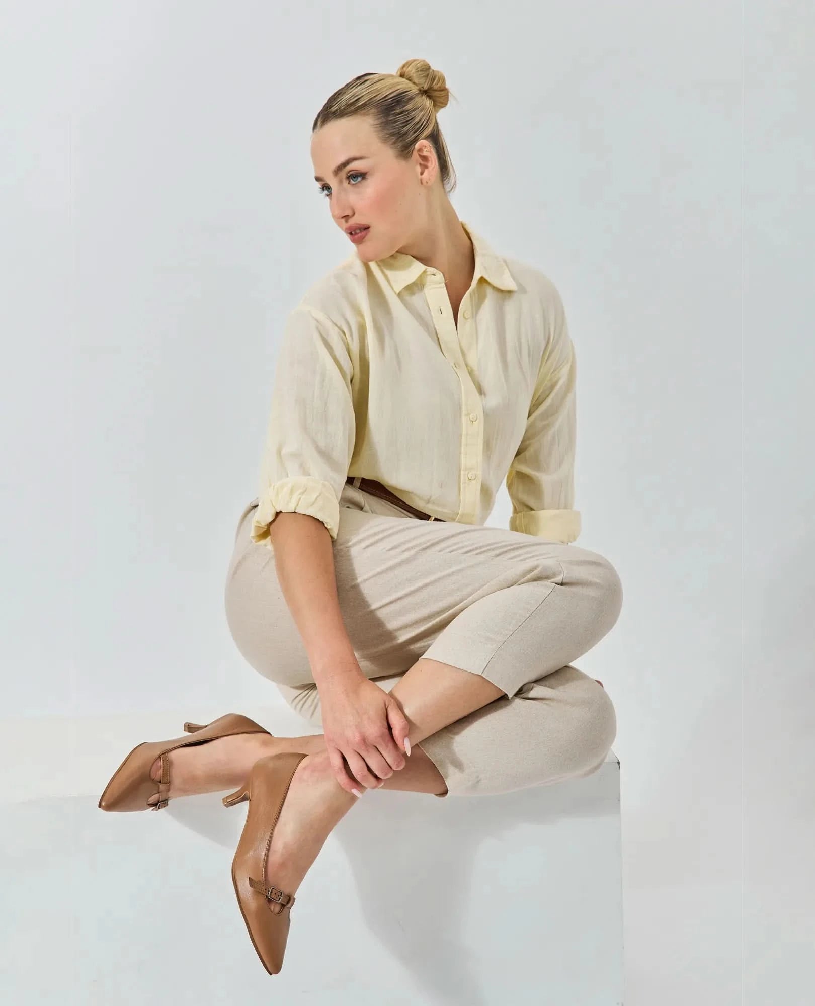 נעלי עקב - אלינה - B Unique -  נעלי עקב