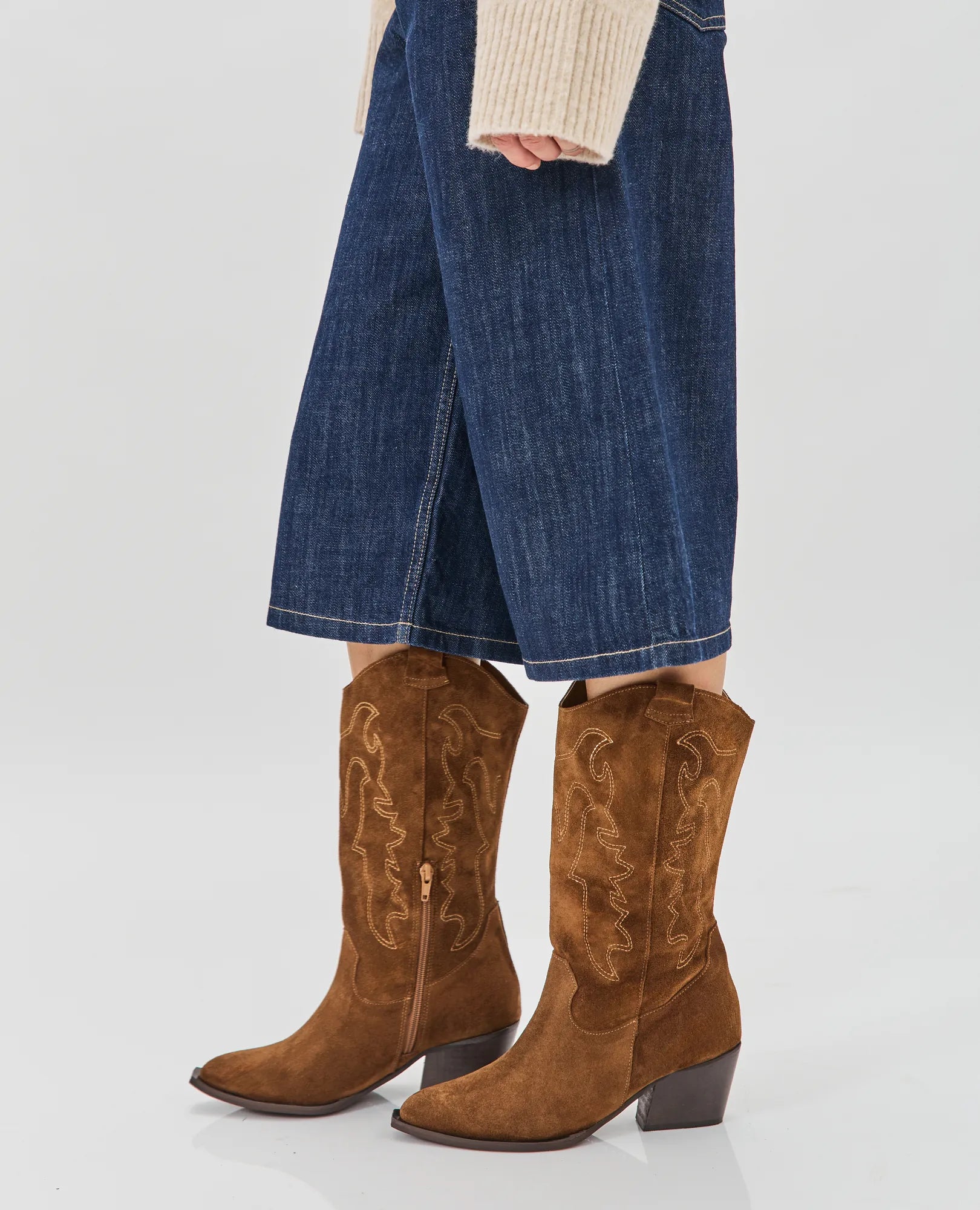 מגפי בוקרים - ברנט - B Unique -  מגפיים