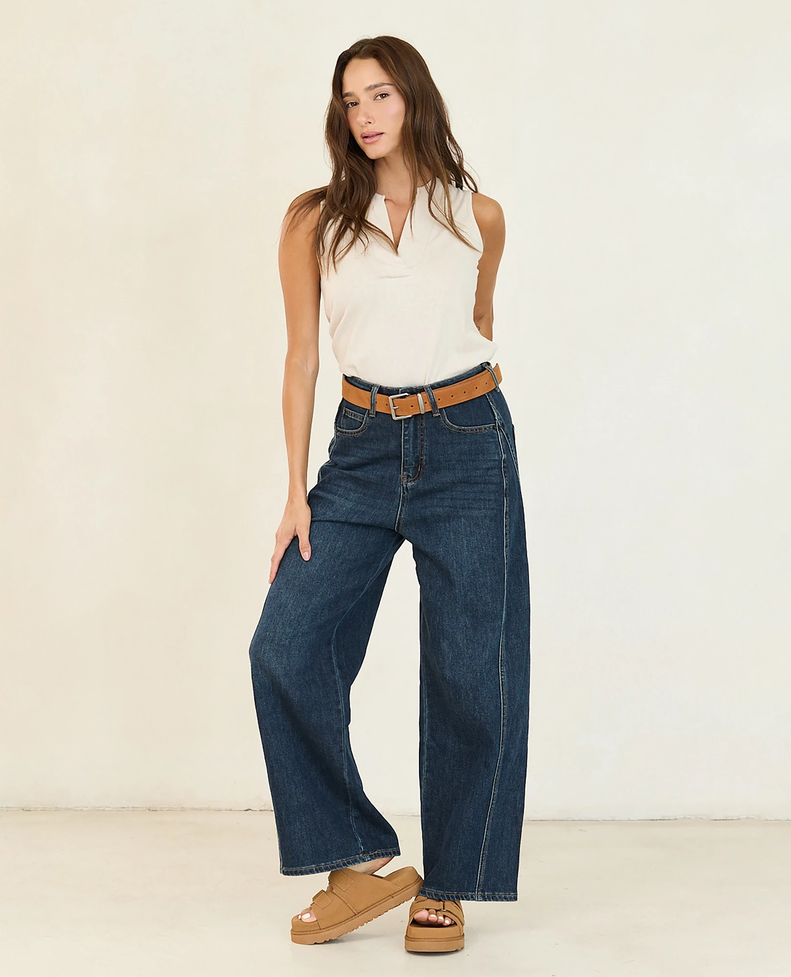 ג'ינס דגם ניו גלורי - B Unique -  ביגוד