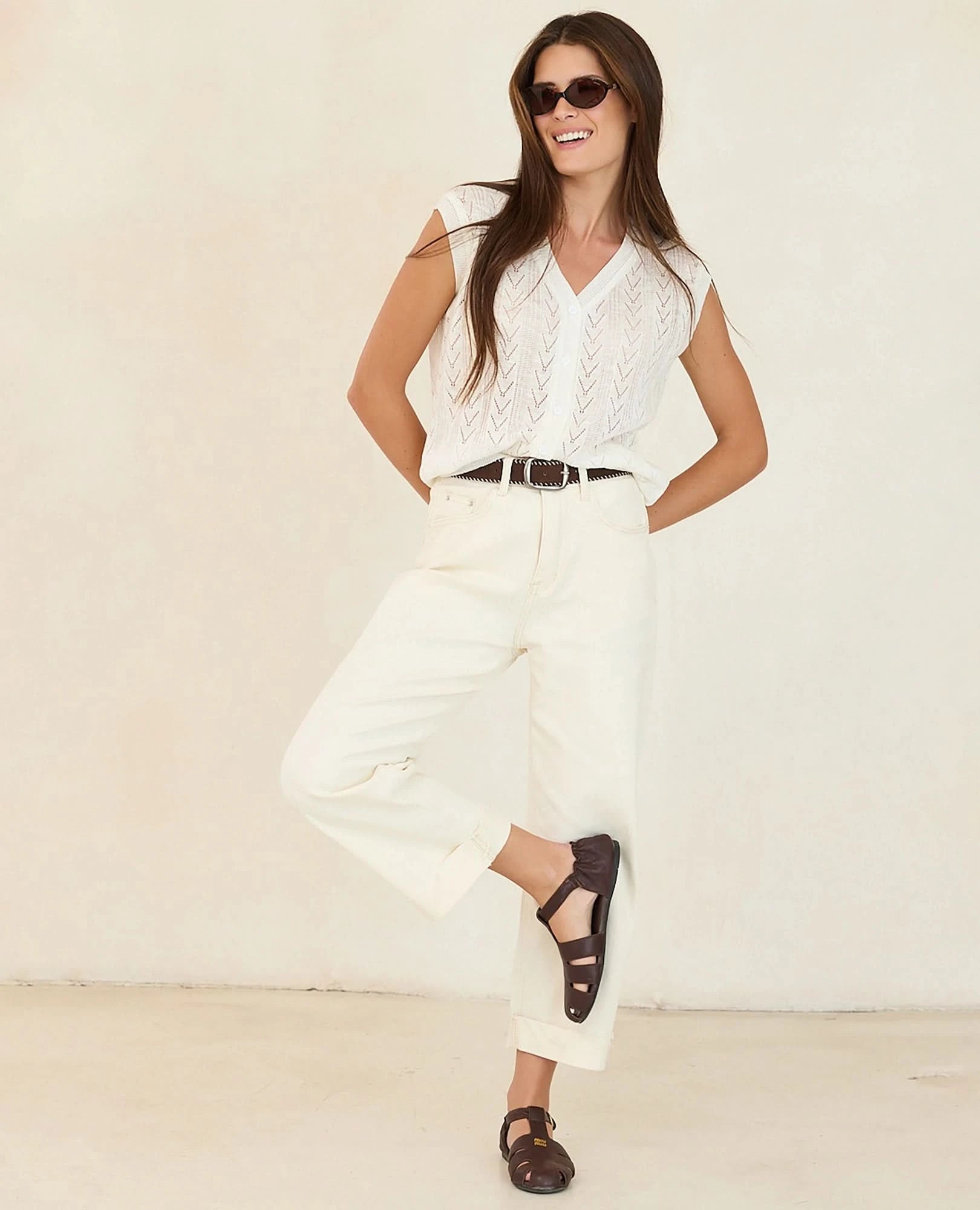 ג'ינס דגם ניו פולי - B Unique -  ביגוד