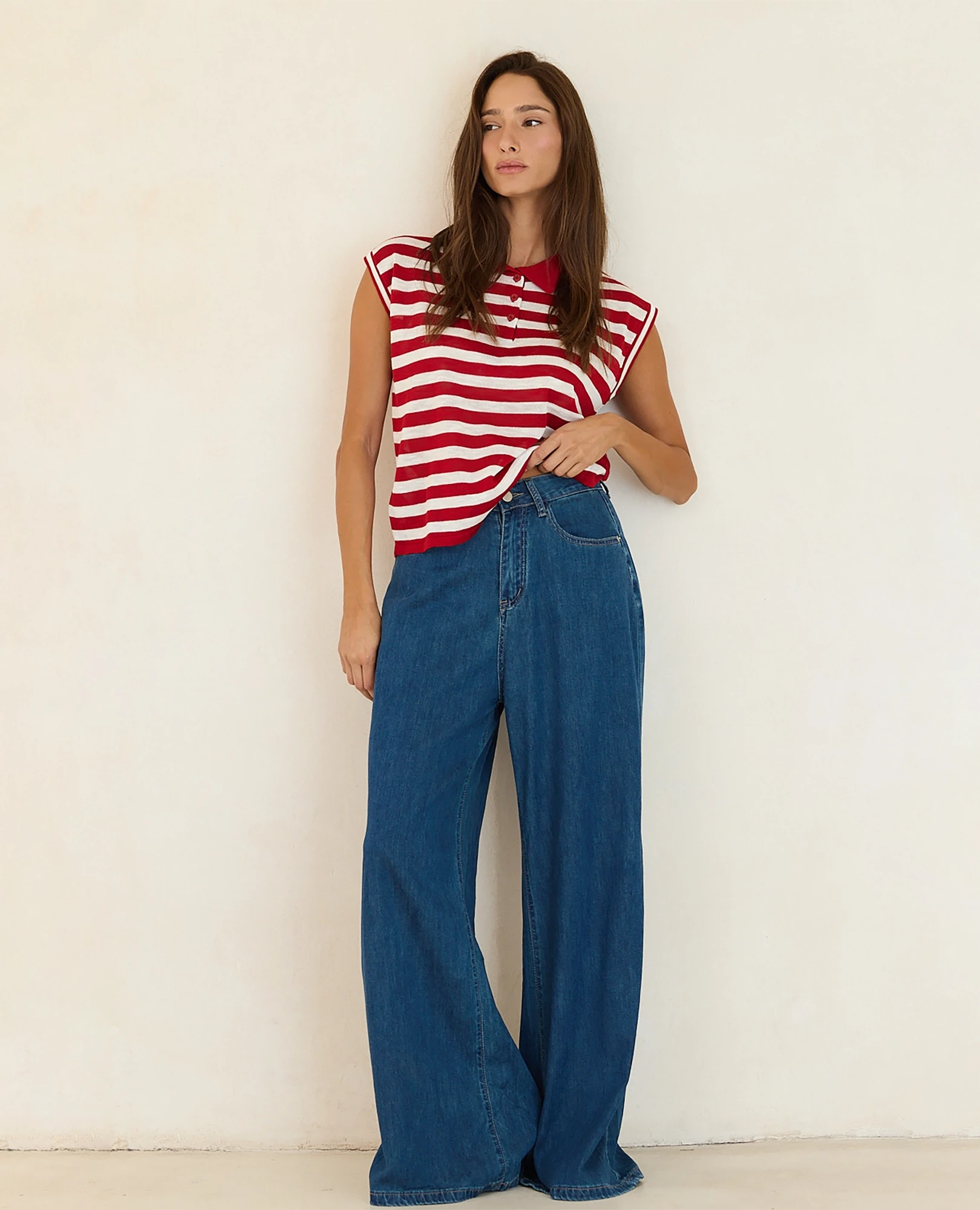 ג'ינס דגם מנדי - B Unique -  ביגוד