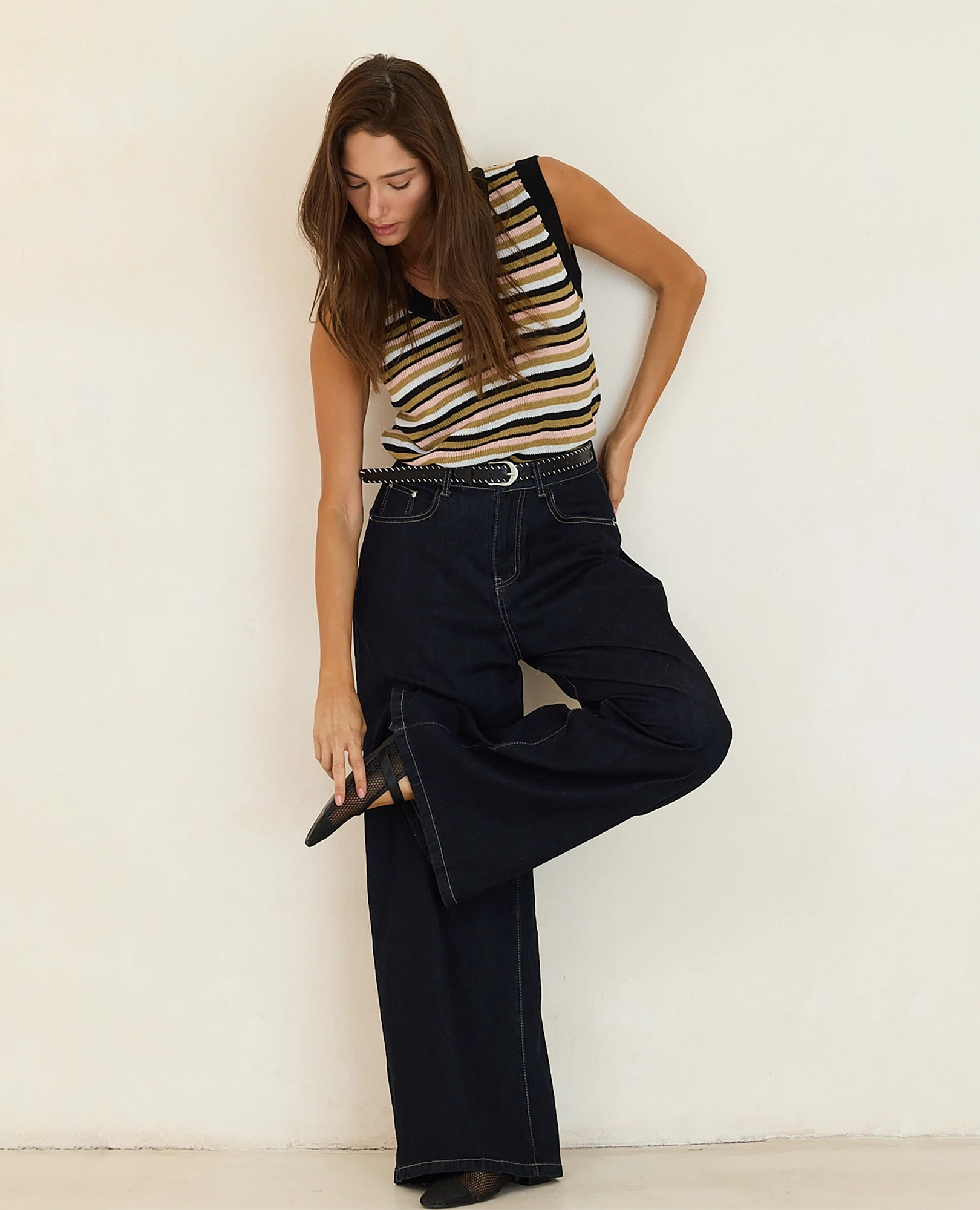 ג'ינס דגם מנדי - B Unique -  ביגוד