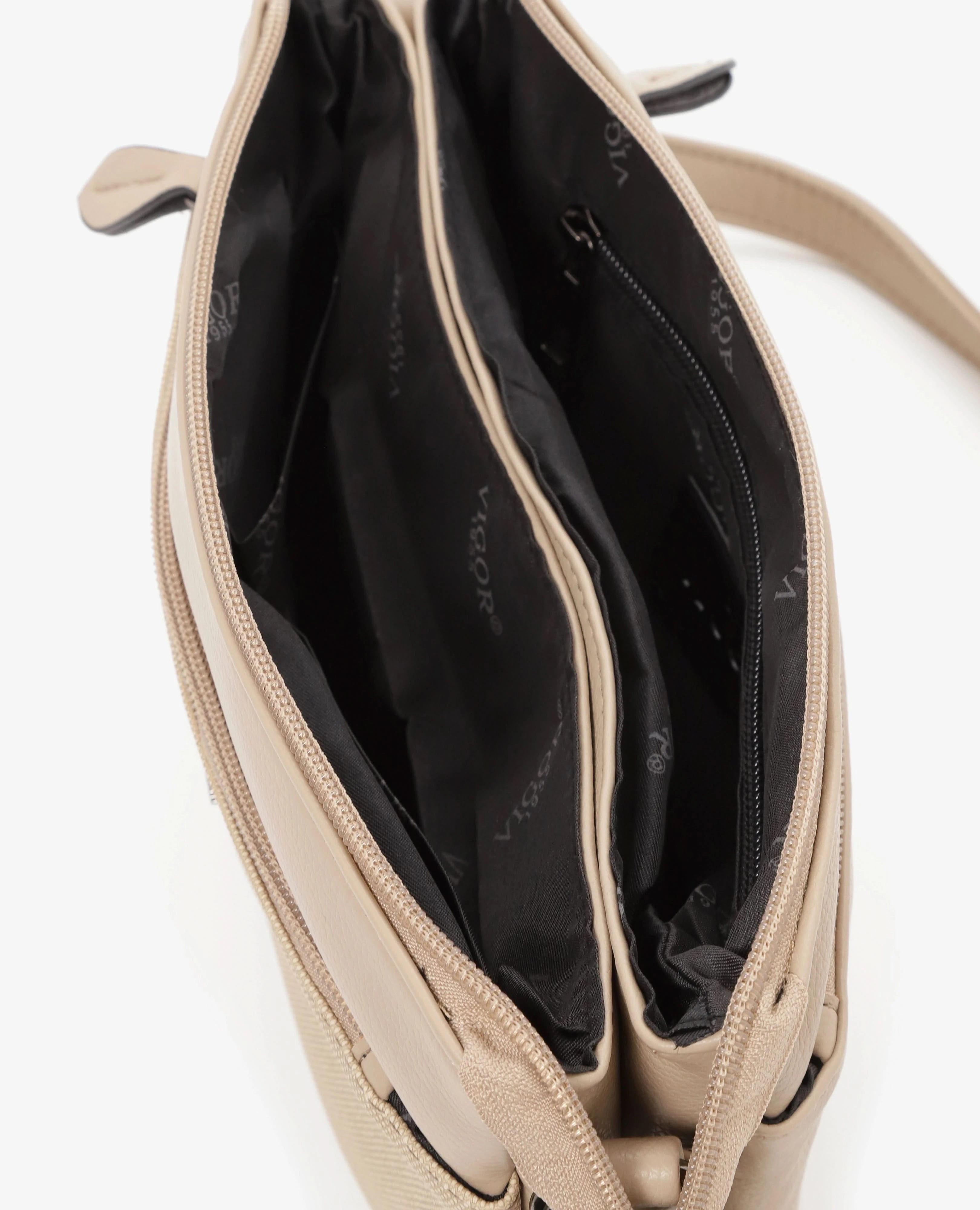 תיק צד מחולק- לירן - B Unique -  תיקים וארנקים