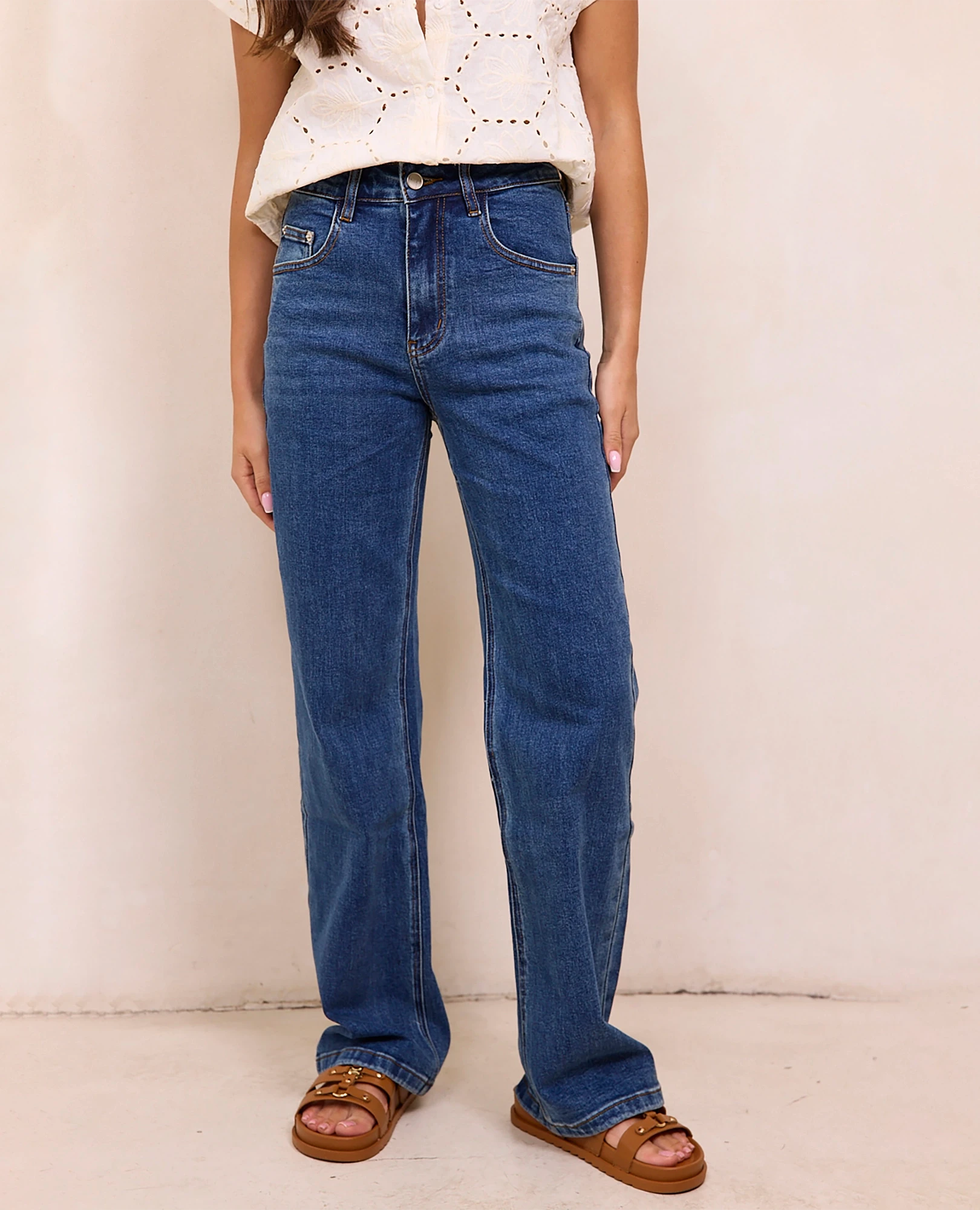 ג'ינס דגם רוז - B Unique -  מכנסיים