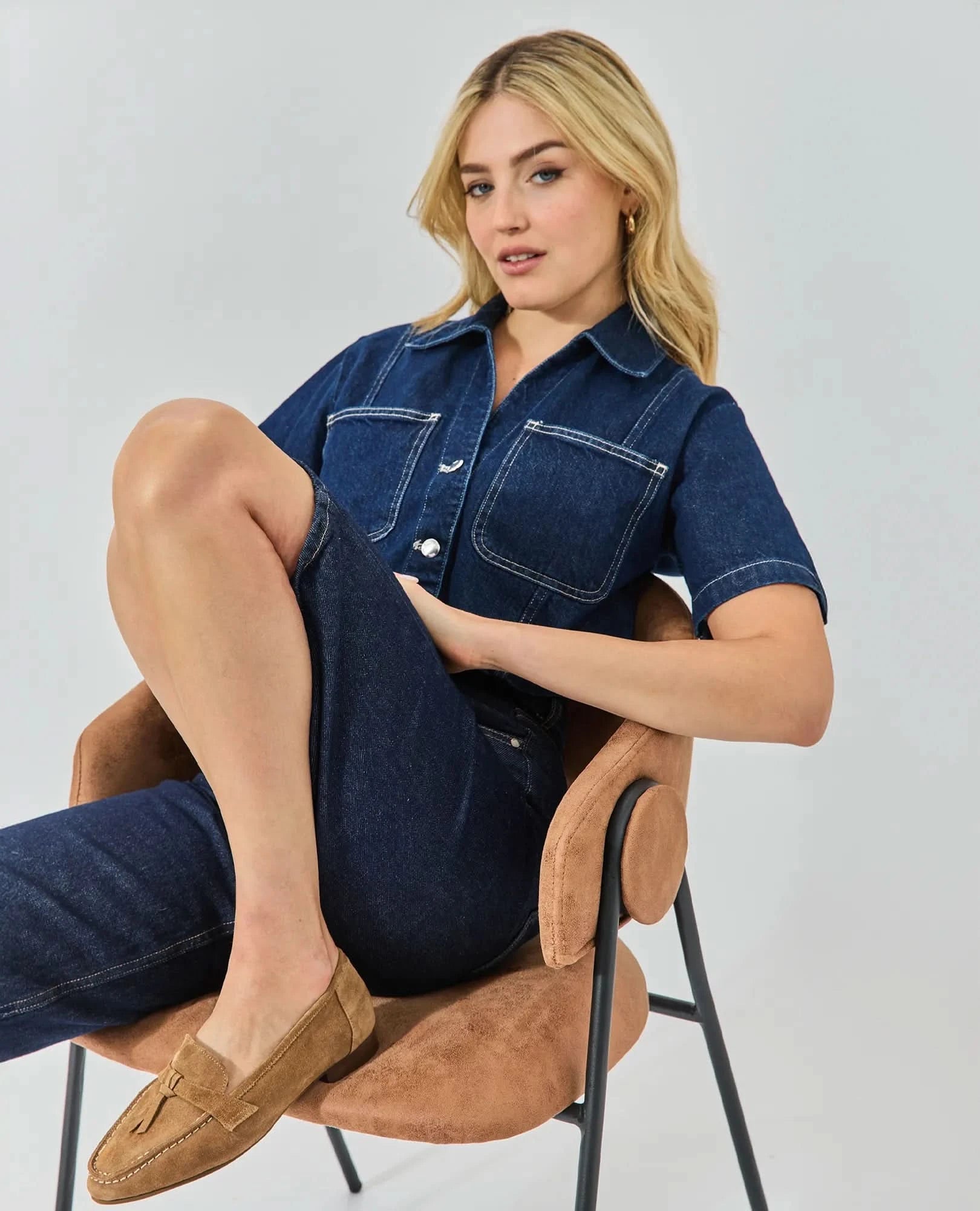 נעלי מוקסין - אביגיל - B Unique -  נעלי מוקסין