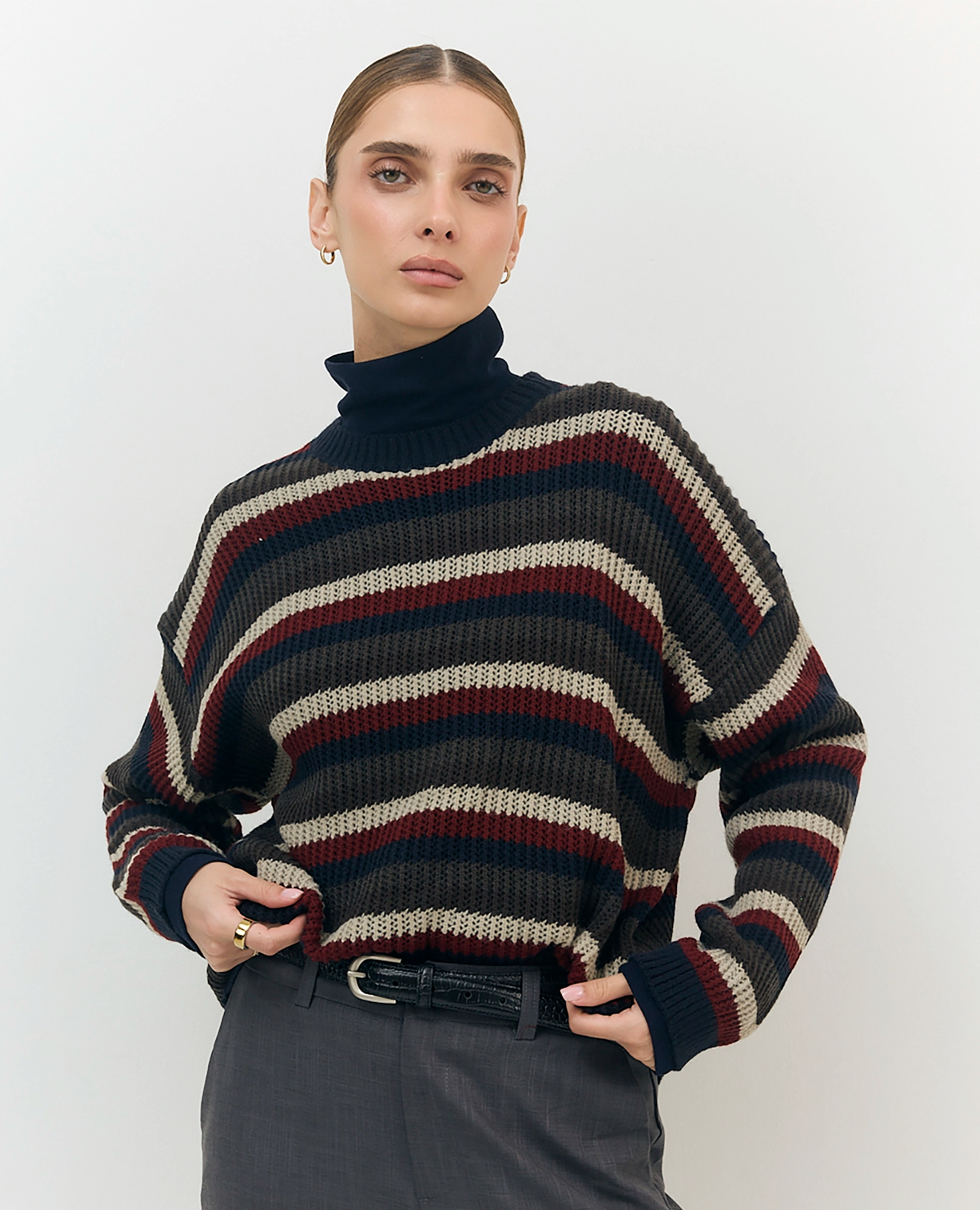 סריג קרושה פסים - B Unique -  סריגים