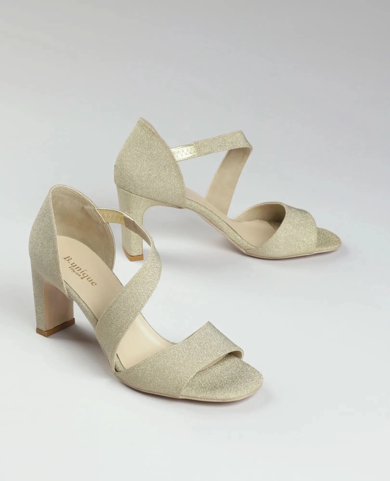 סנדלי עקב - איוונקה - B Unique -  סנדלים