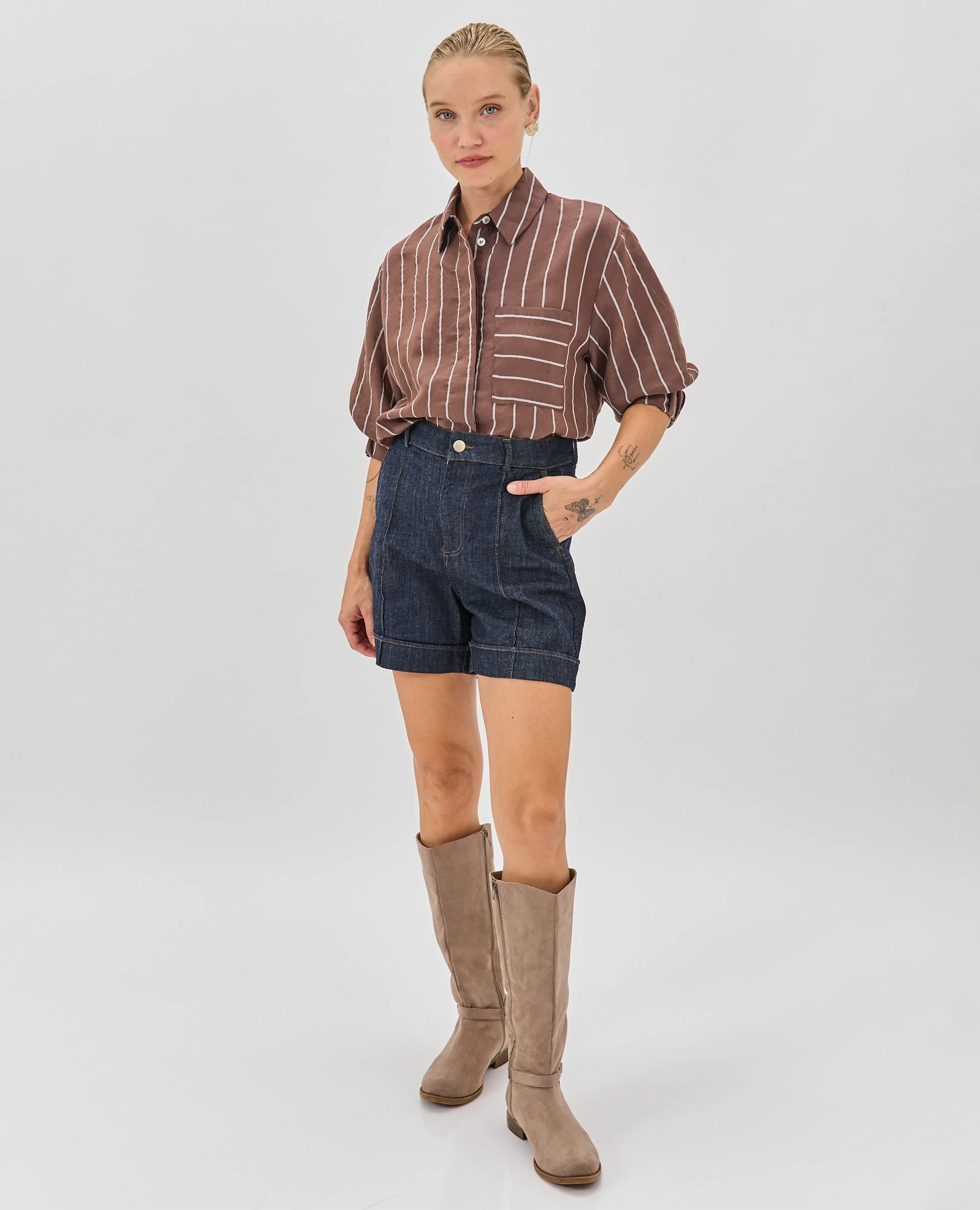 מגפיים גבוהים - רומי - B Unique -  מגפיים