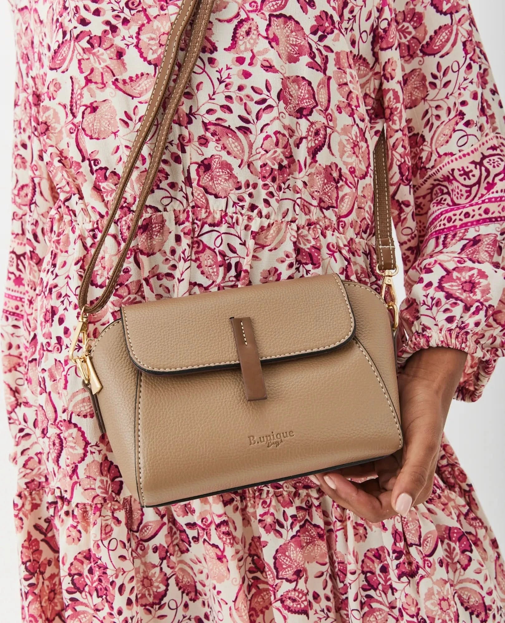 תיק צד קלאסי- פז - B Unique