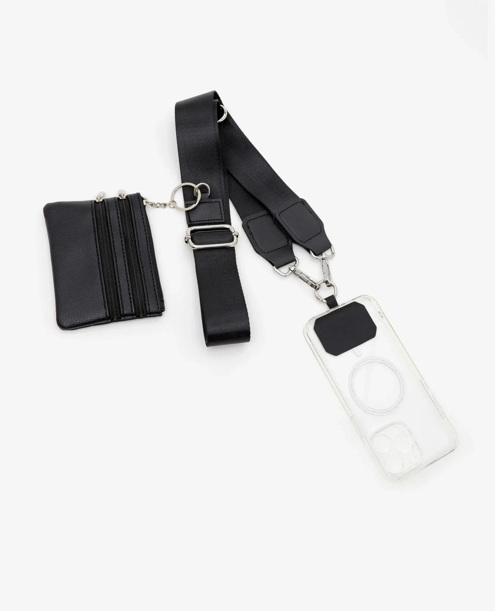 רצועה לנייד עם ארנקון - B Unique -  רצועה לנייד