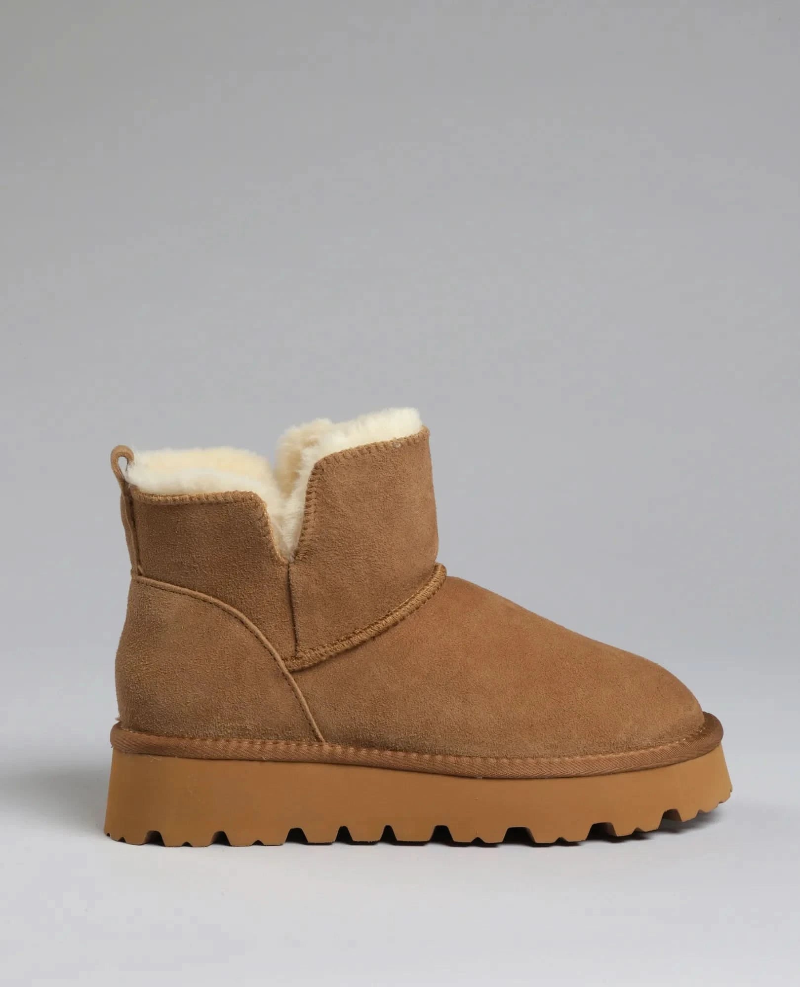 מגפוני פרווה עור - מילאנו - B Unique -  מגפונים