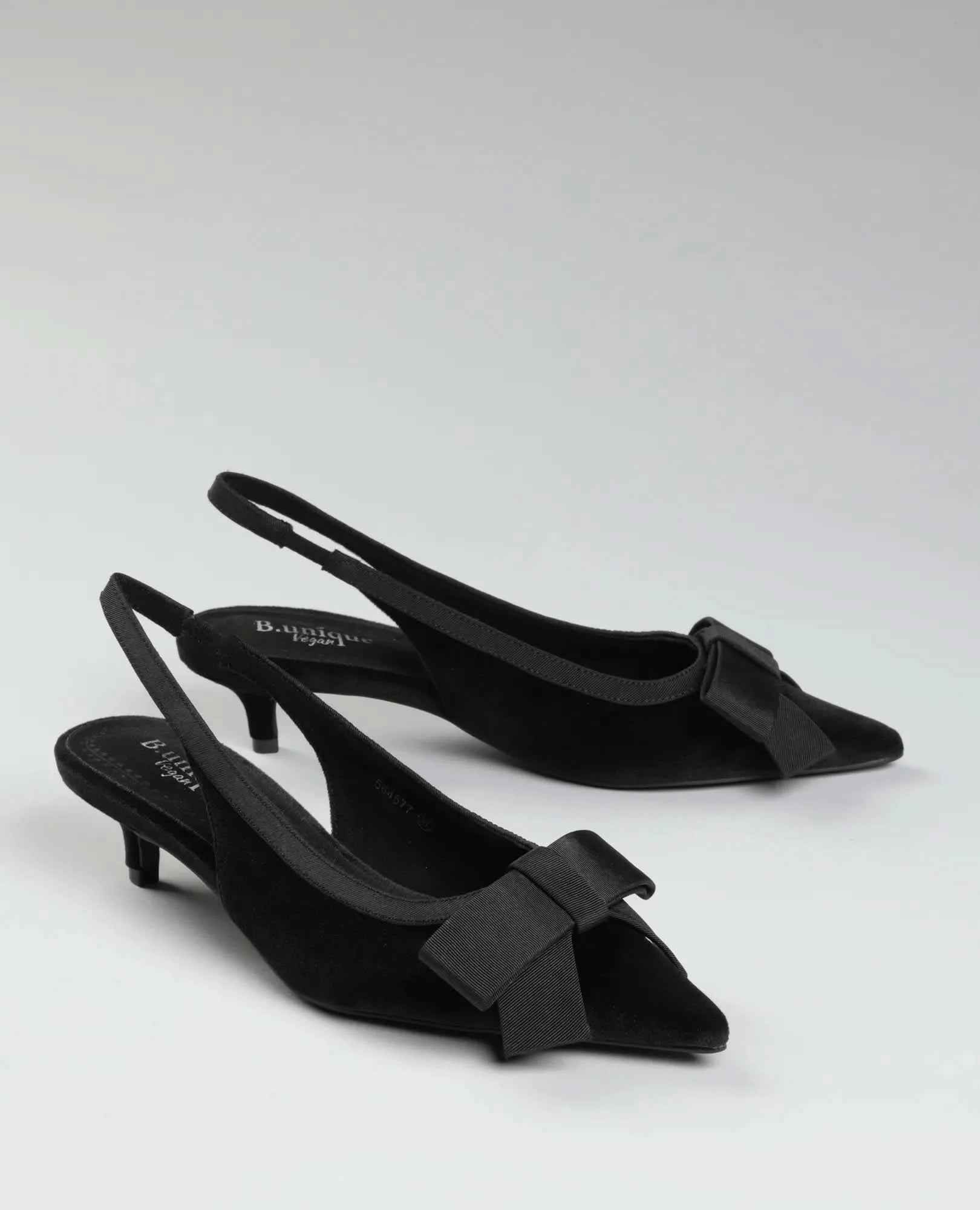 נעלי עקב פפיון - לונדון - B Unique -  נעלי עקב