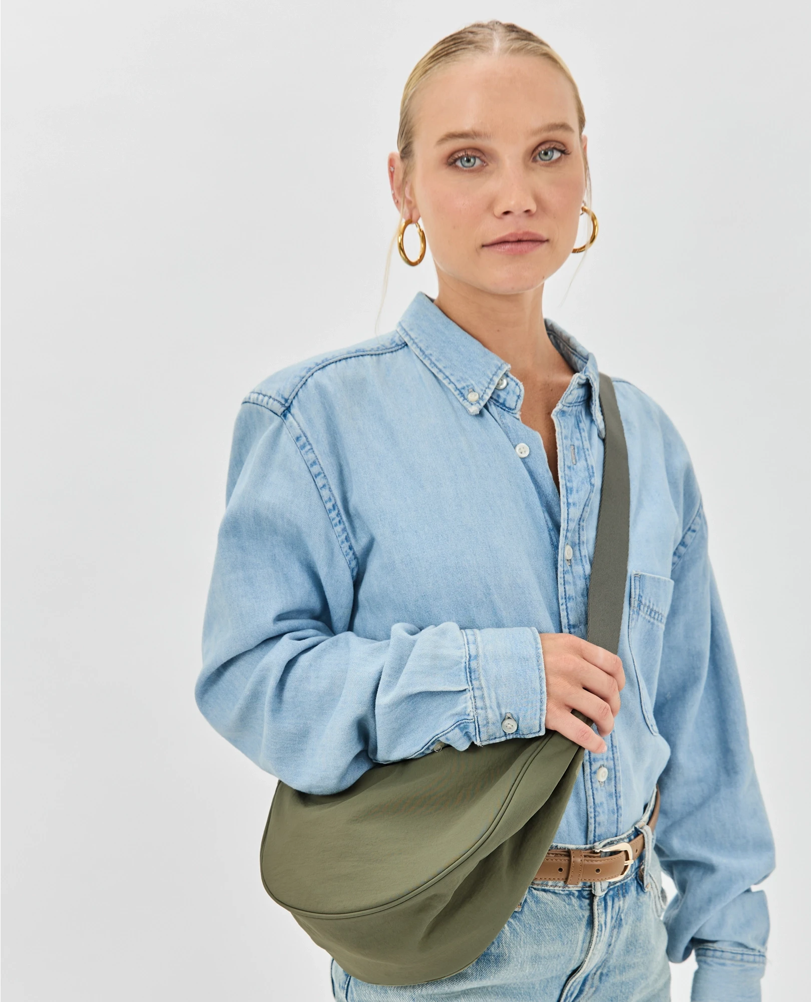 פאוץ' ניילון- טורינו - B Unique -  פאוץ דמוי עור